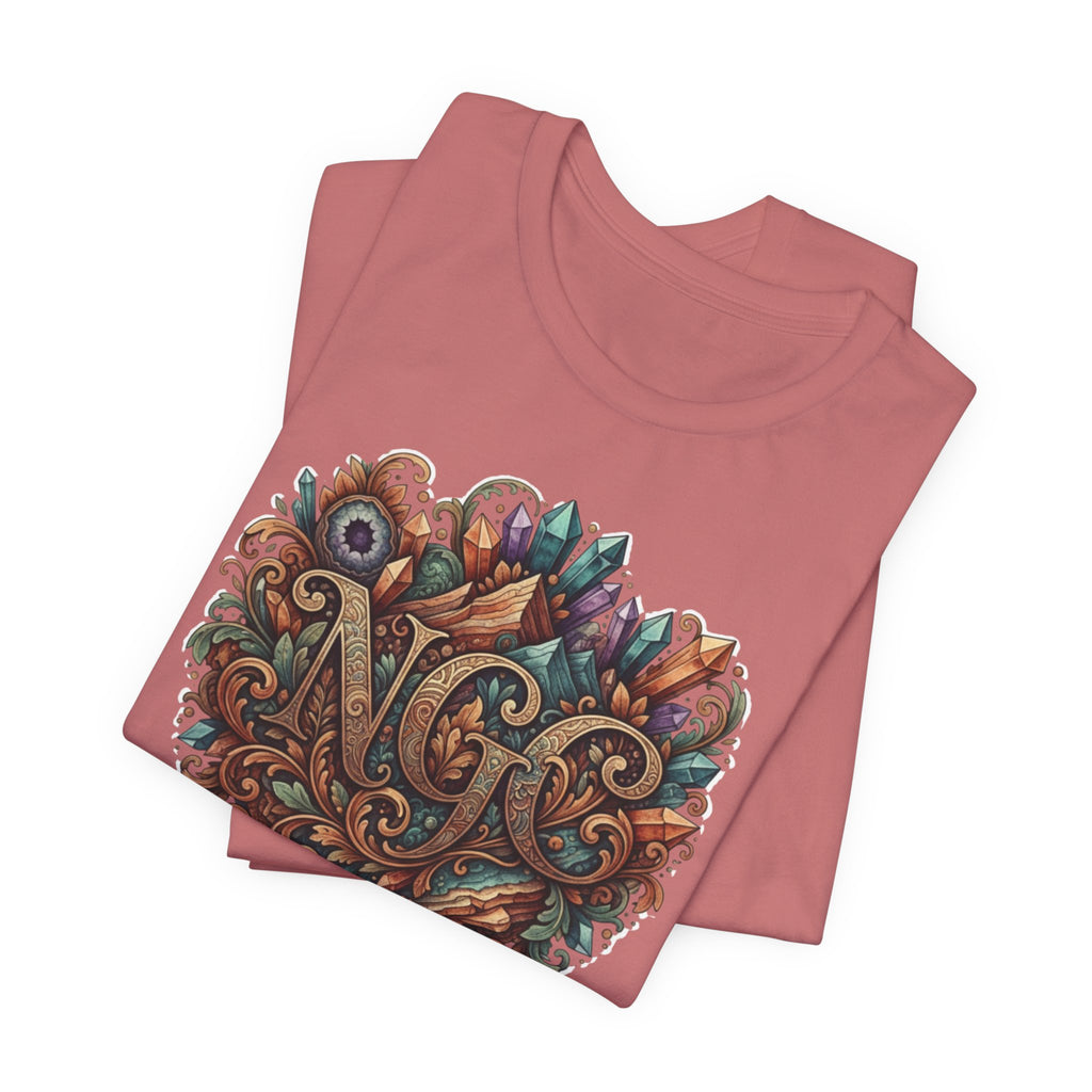 NGC Crystal Mandala Tee – Vintage Nature Graphic T-Shirt