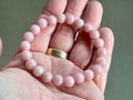 Mexican Pink Opal 8mm Bead Bracelet