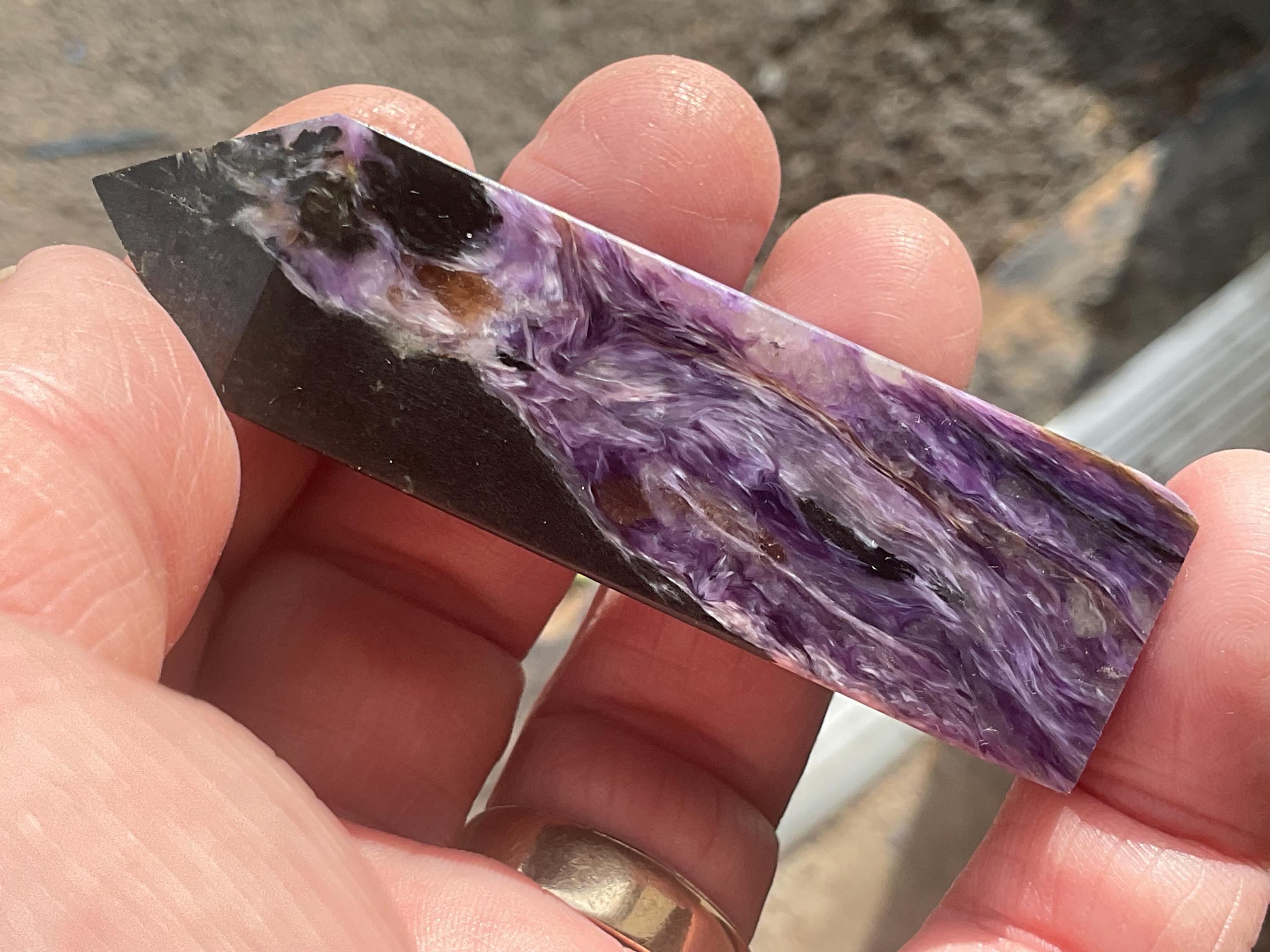 70g Charoite with Aegirine Generator 3B