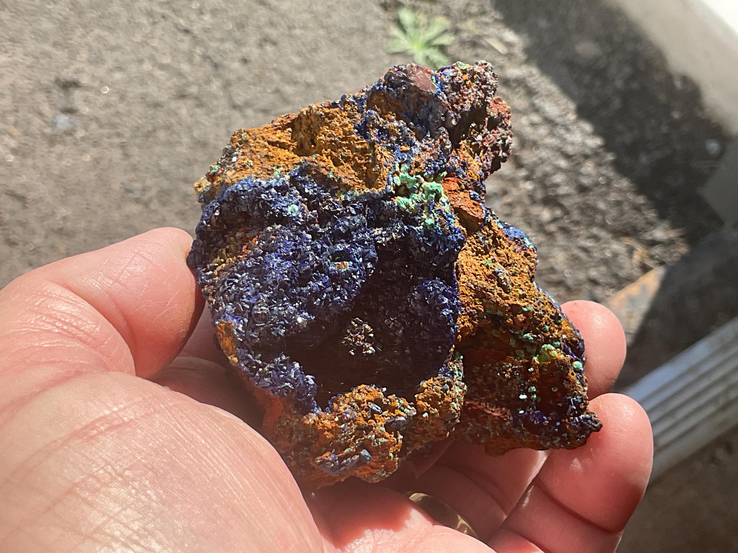 224g Azurite with Malachite Specimen 6A from Anhui, China