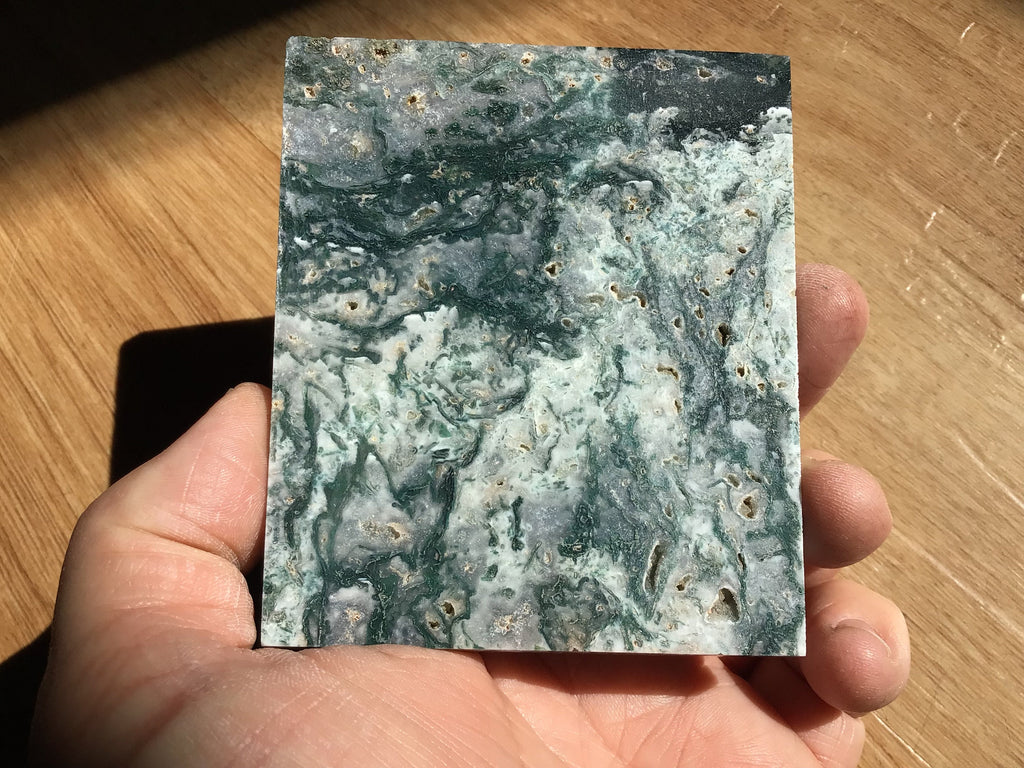 145g Moss Agate Polished Slab 1C