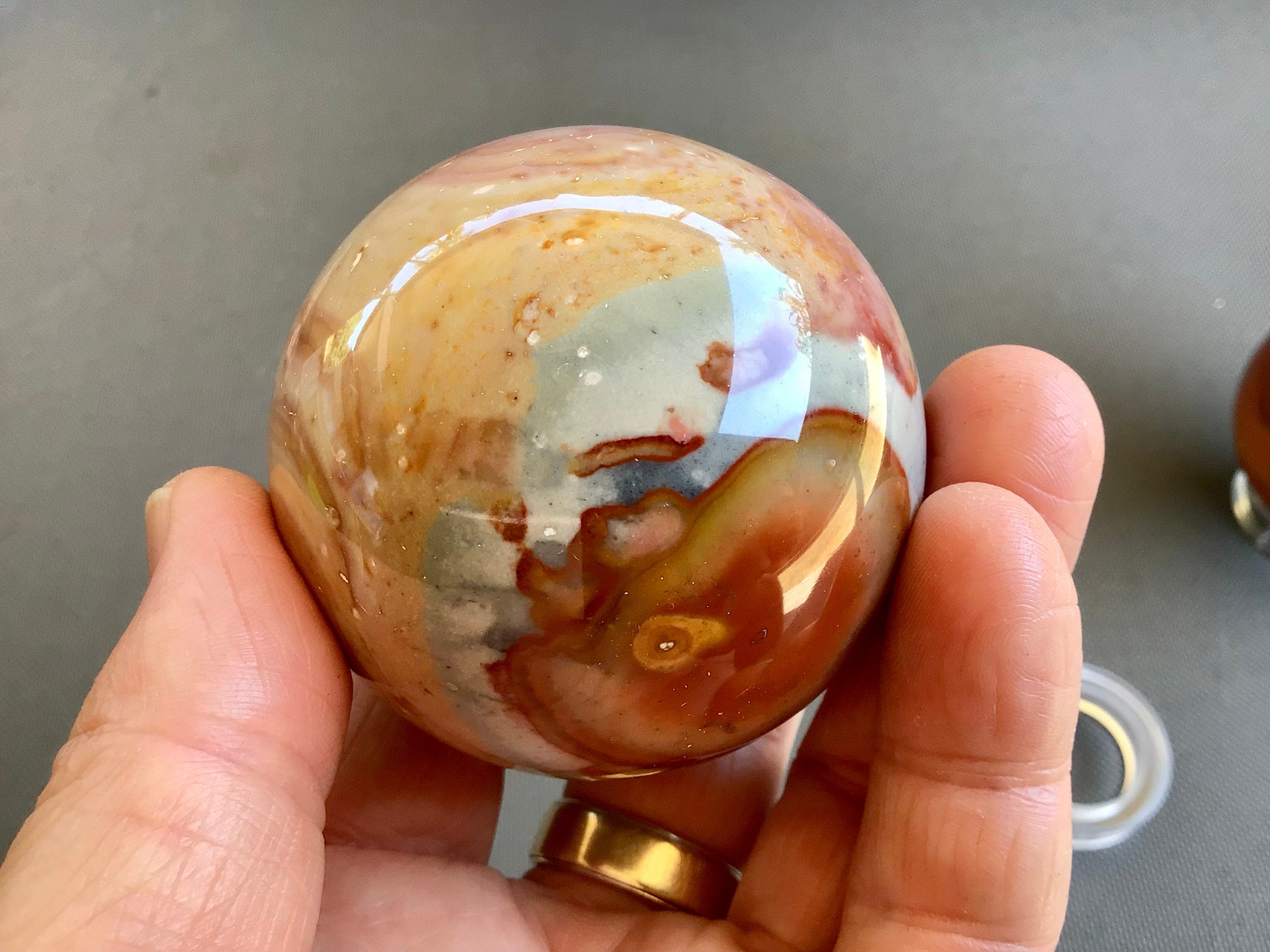 286g Polychrome Jasper Sphere 2C