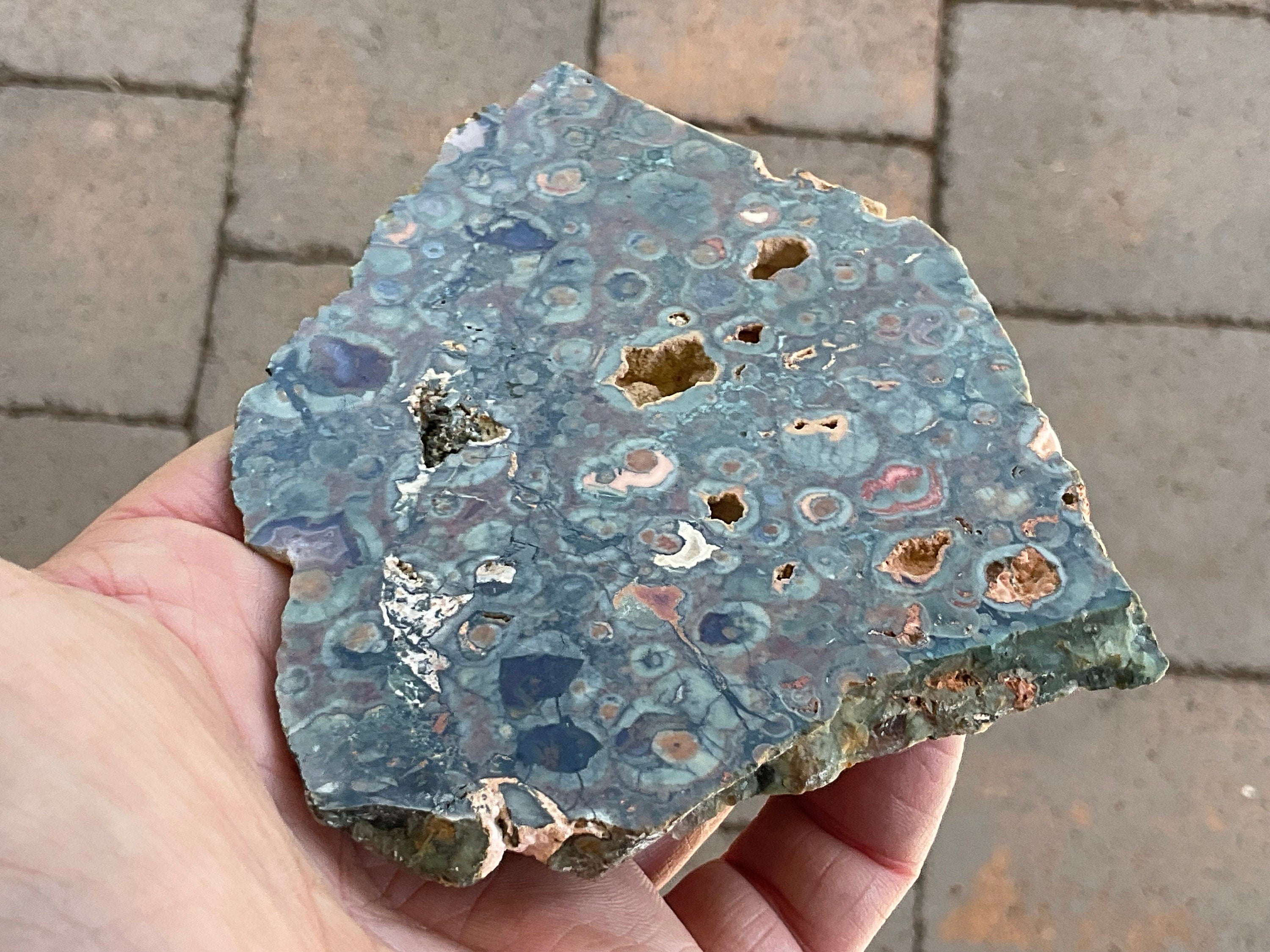 129g Mt Hay Rhyolite Polished Slab A