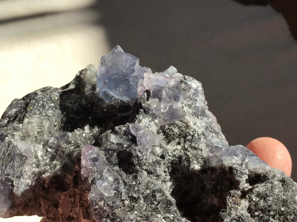 264g Fujian Fluorite on Needle Quartz Specimen 7
