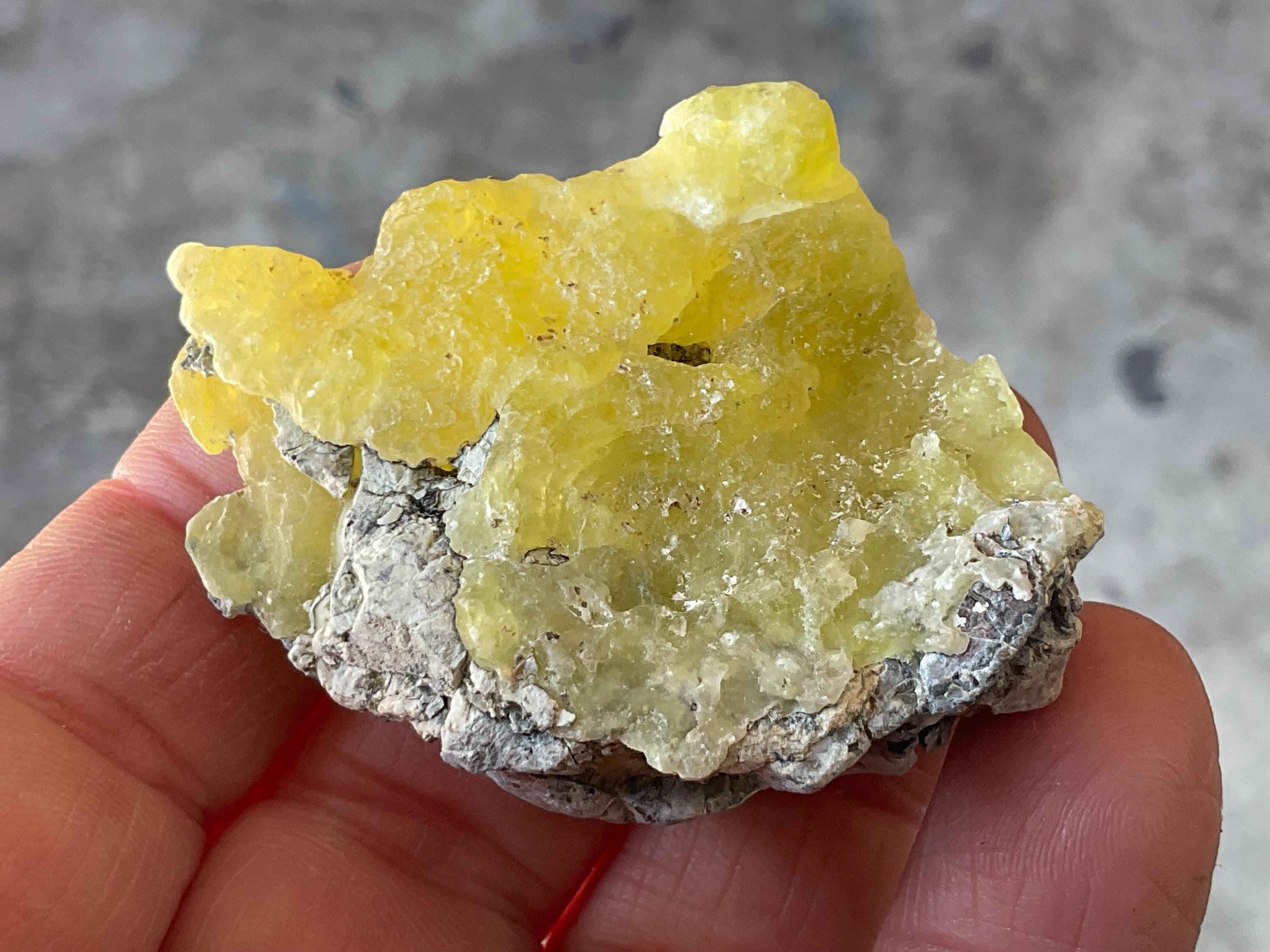 34g Pakistan Yellow Brucite Specimen 8A