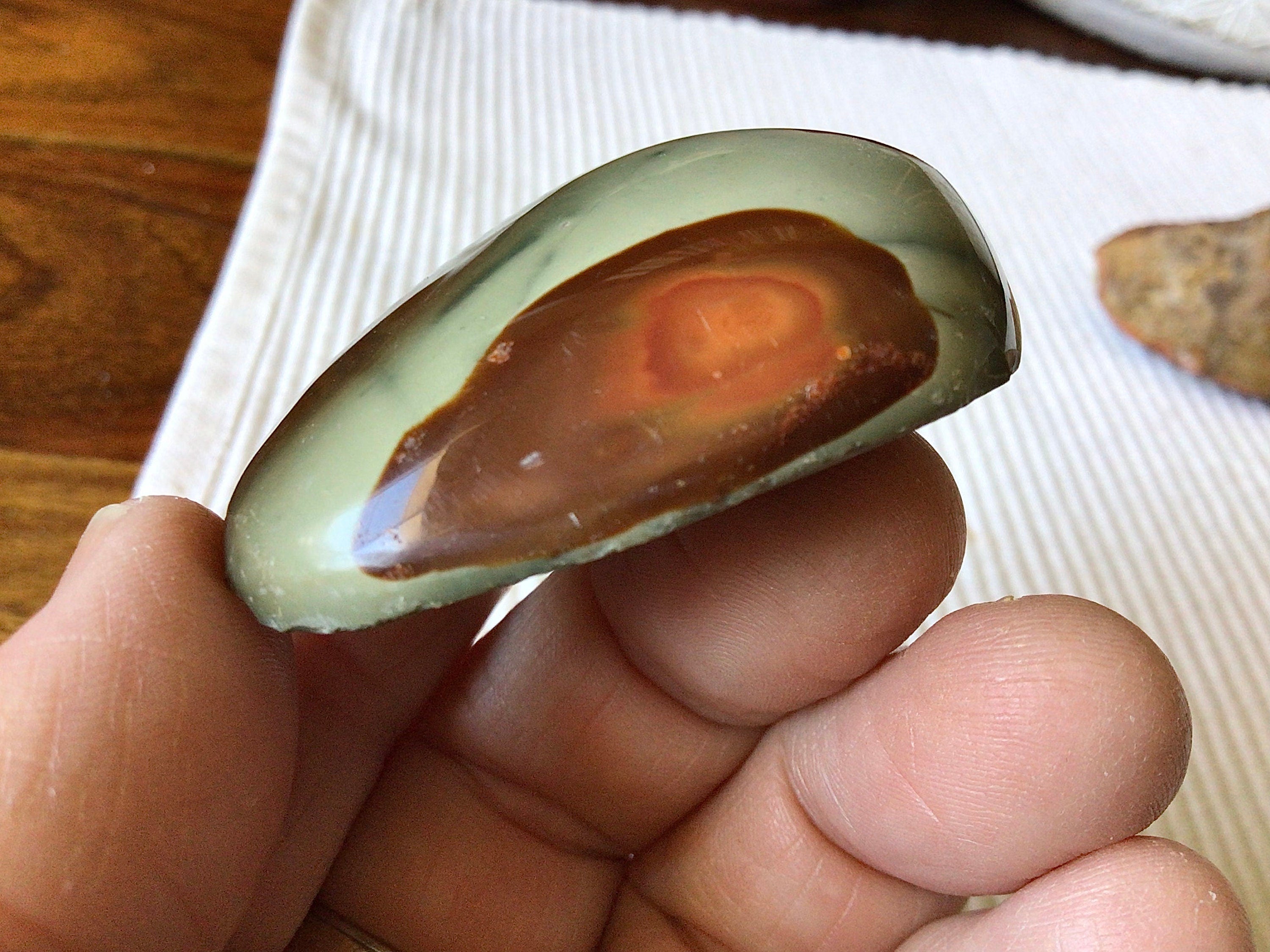 49g Polychrome Jasper One Side Polished 10B