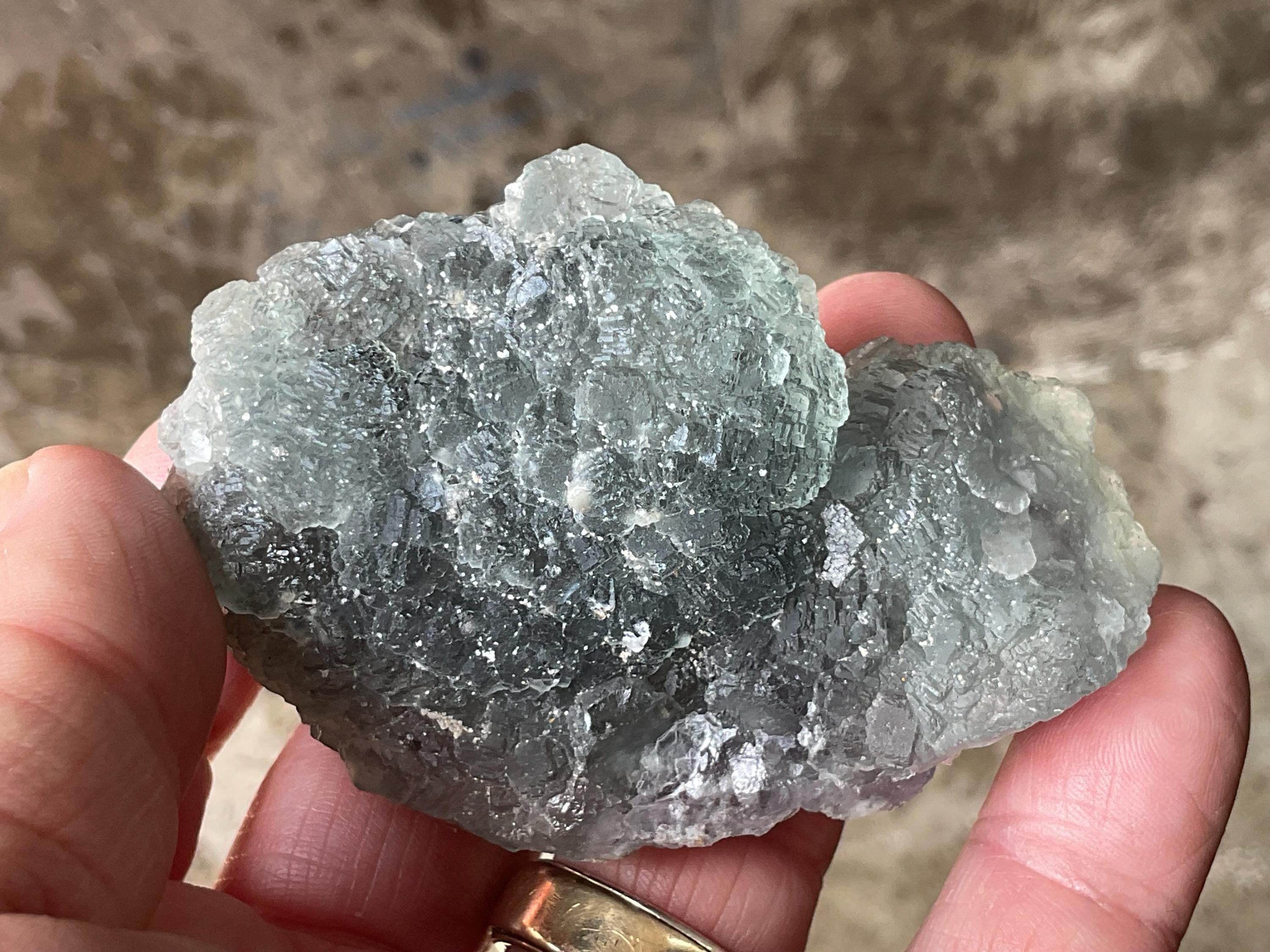 114g Botryoidal Pastel Fluorite Specimen 3A from Henan, China