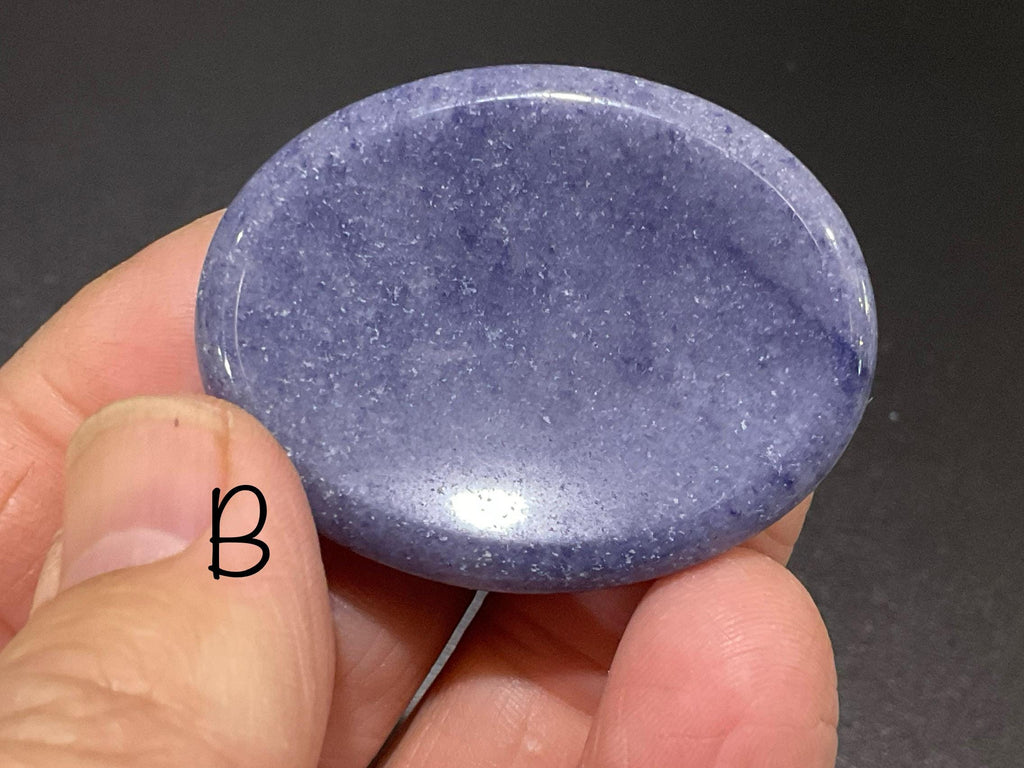 Blue Aventurine Thumb/Worry Stone 3B