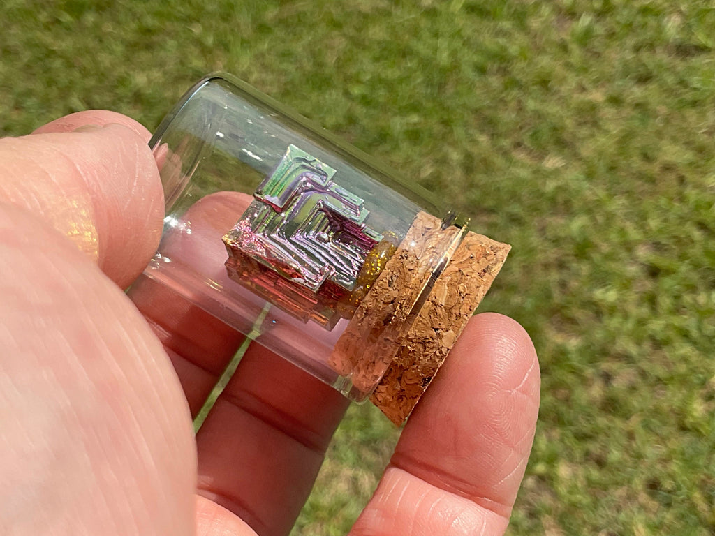 Bismuth Specimen Display Bottle 2B