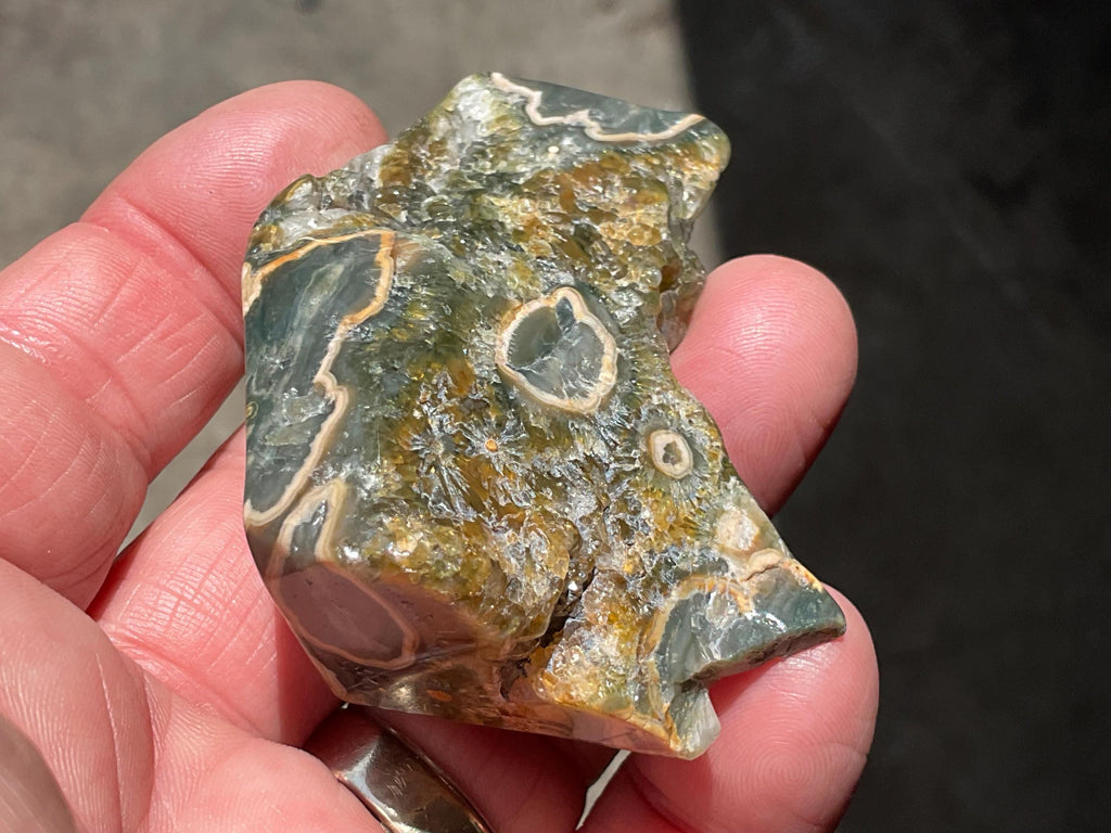 74g ‘Cloud’ Ocean Jasper Polished Freeform 2C