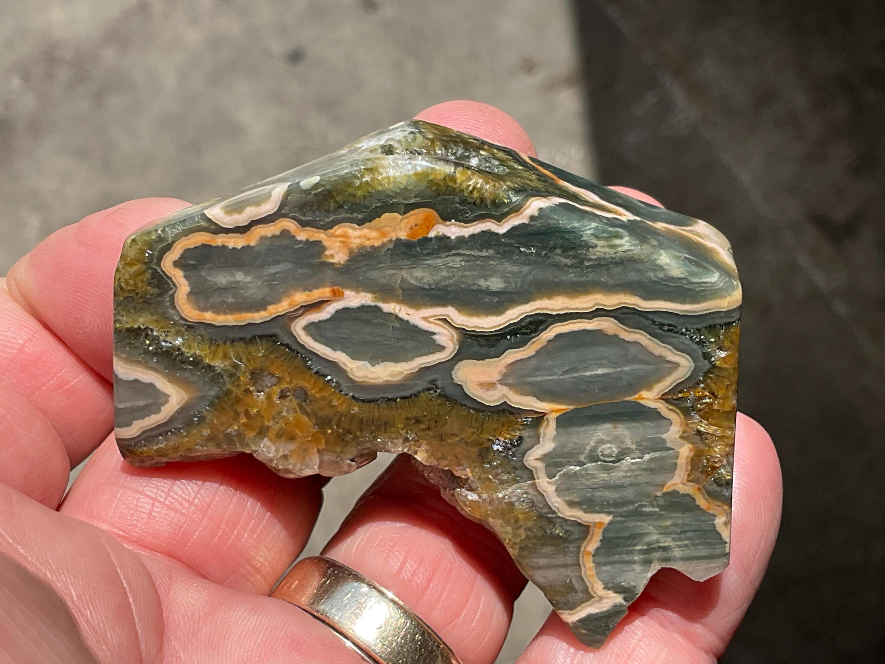 74g ‘Cloud’ Ocean Jasper Polished Freeform 2C