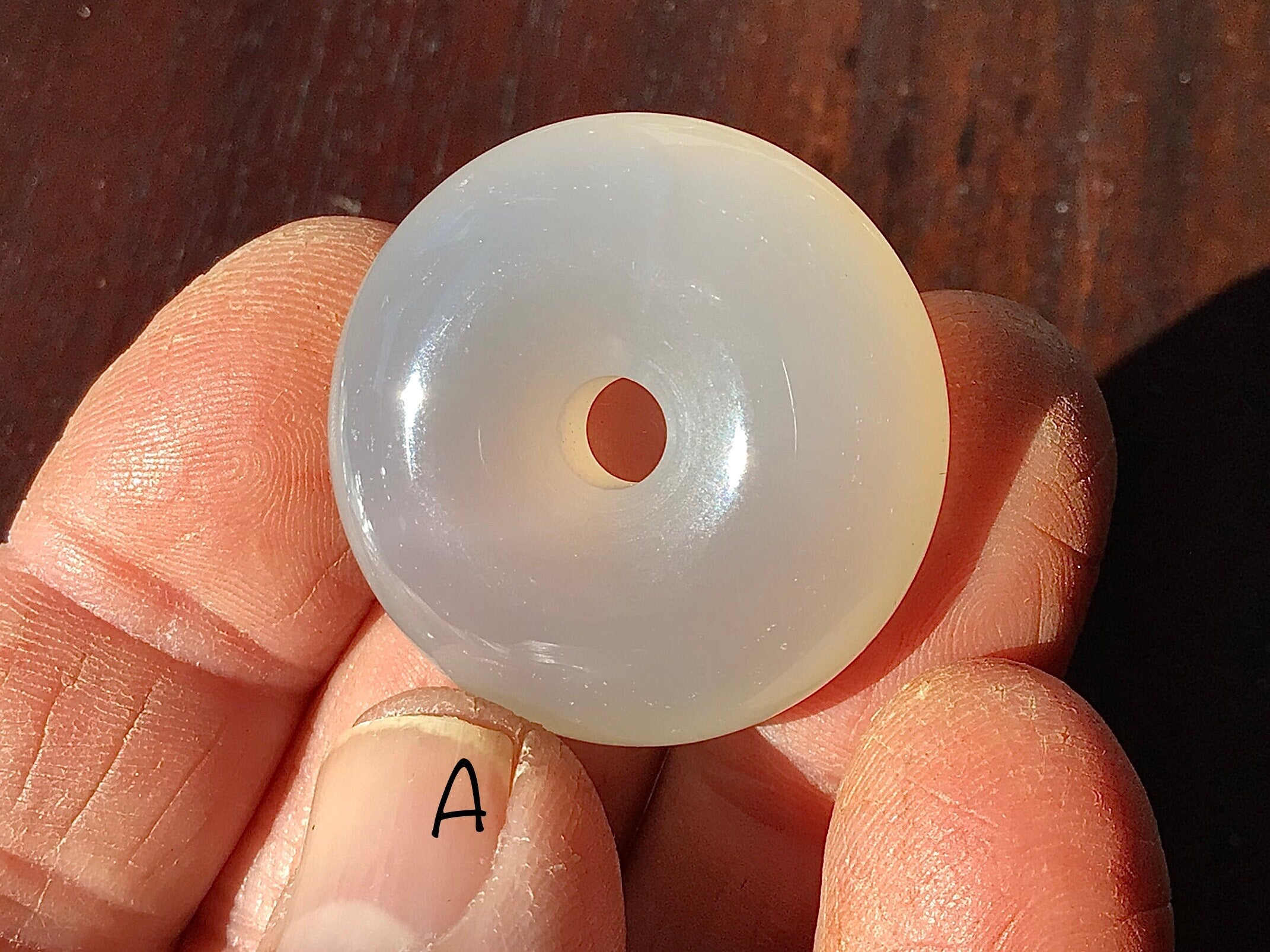 RESERVED FOR CHLOE** Polished Agate Donuts (Pi Stones) Group 2