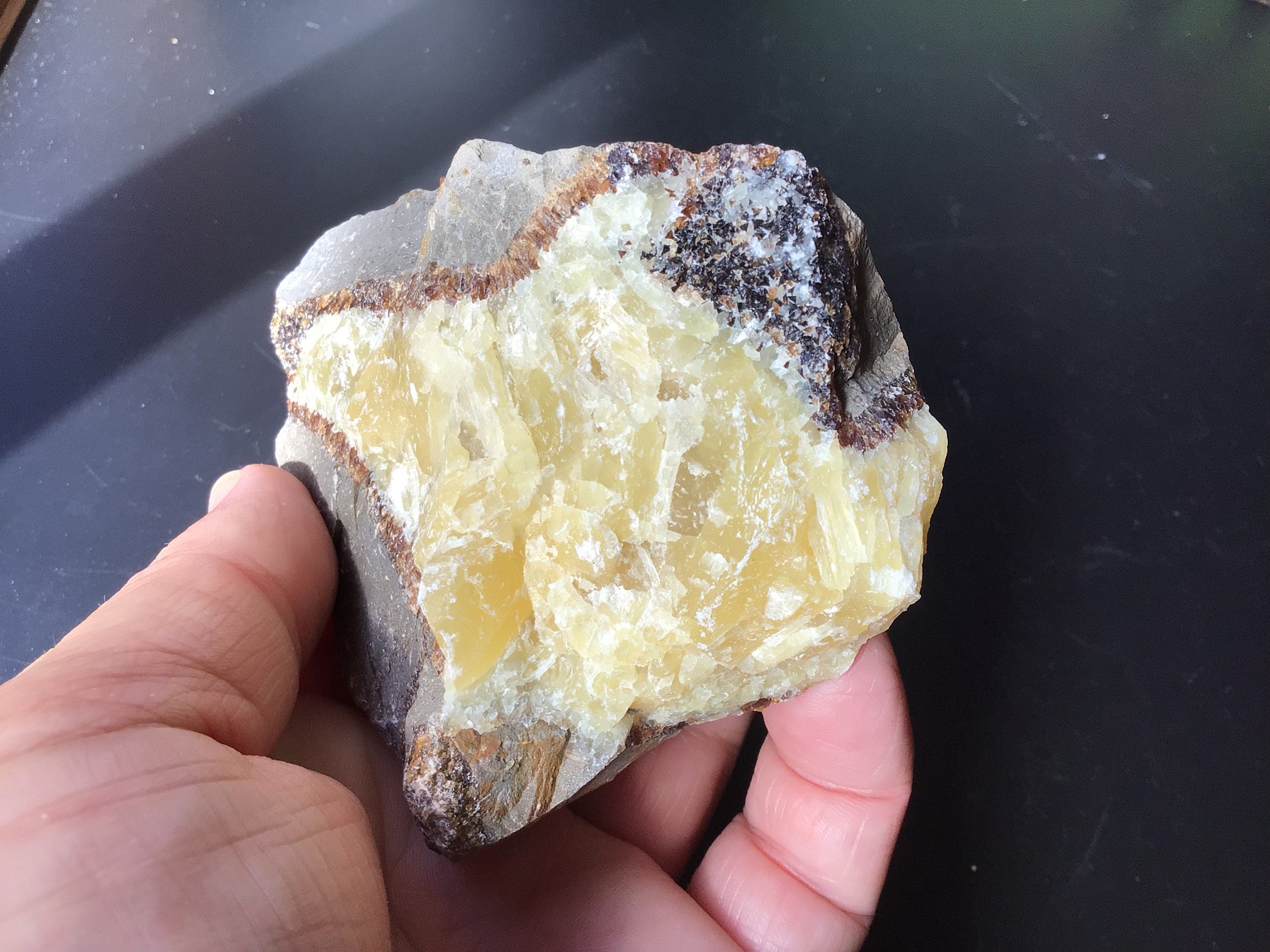 327g Rough Madagascan Septarian Piece C