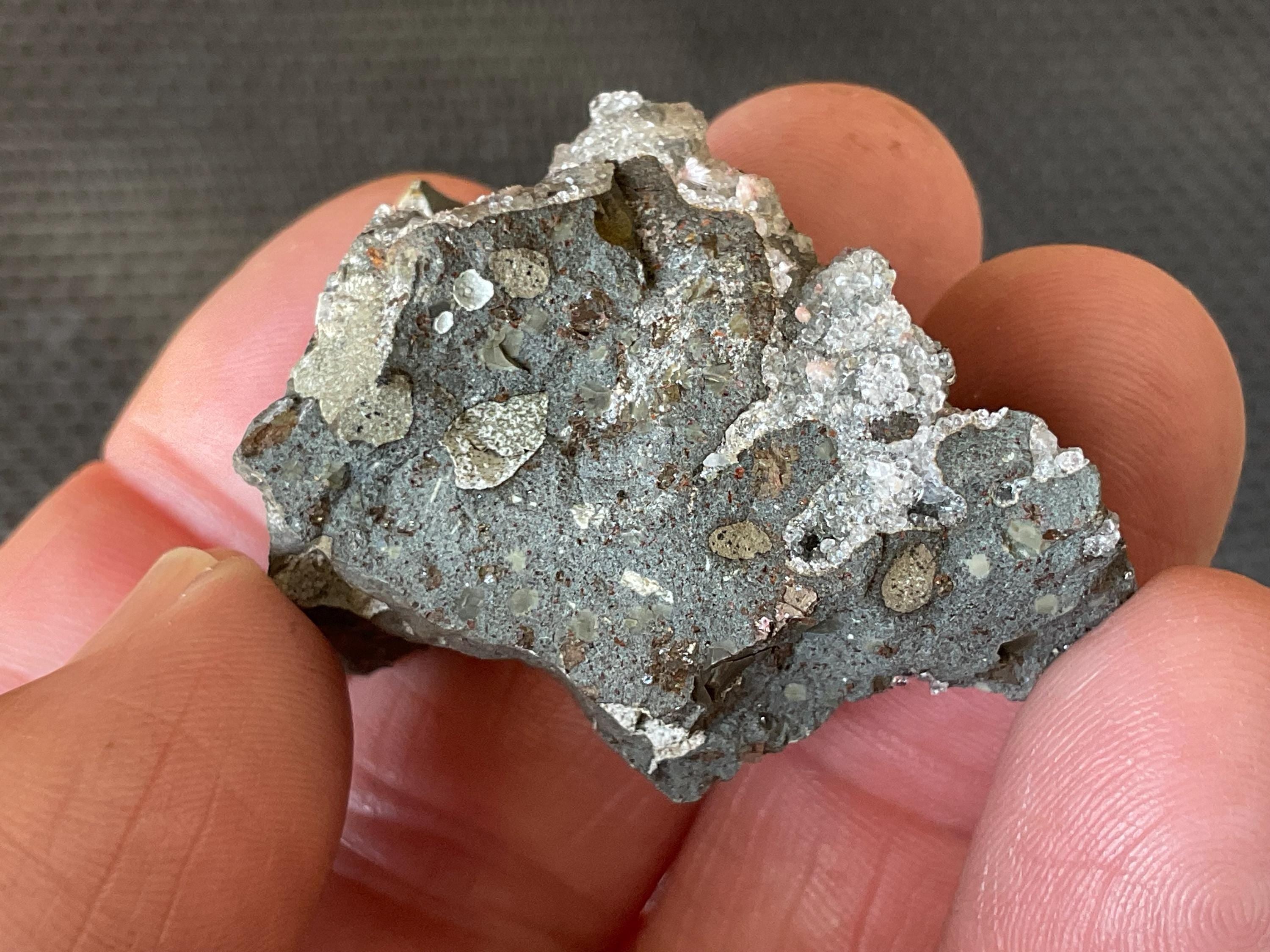 22g Analcime with Natrolite (Pink Seed) Specimen