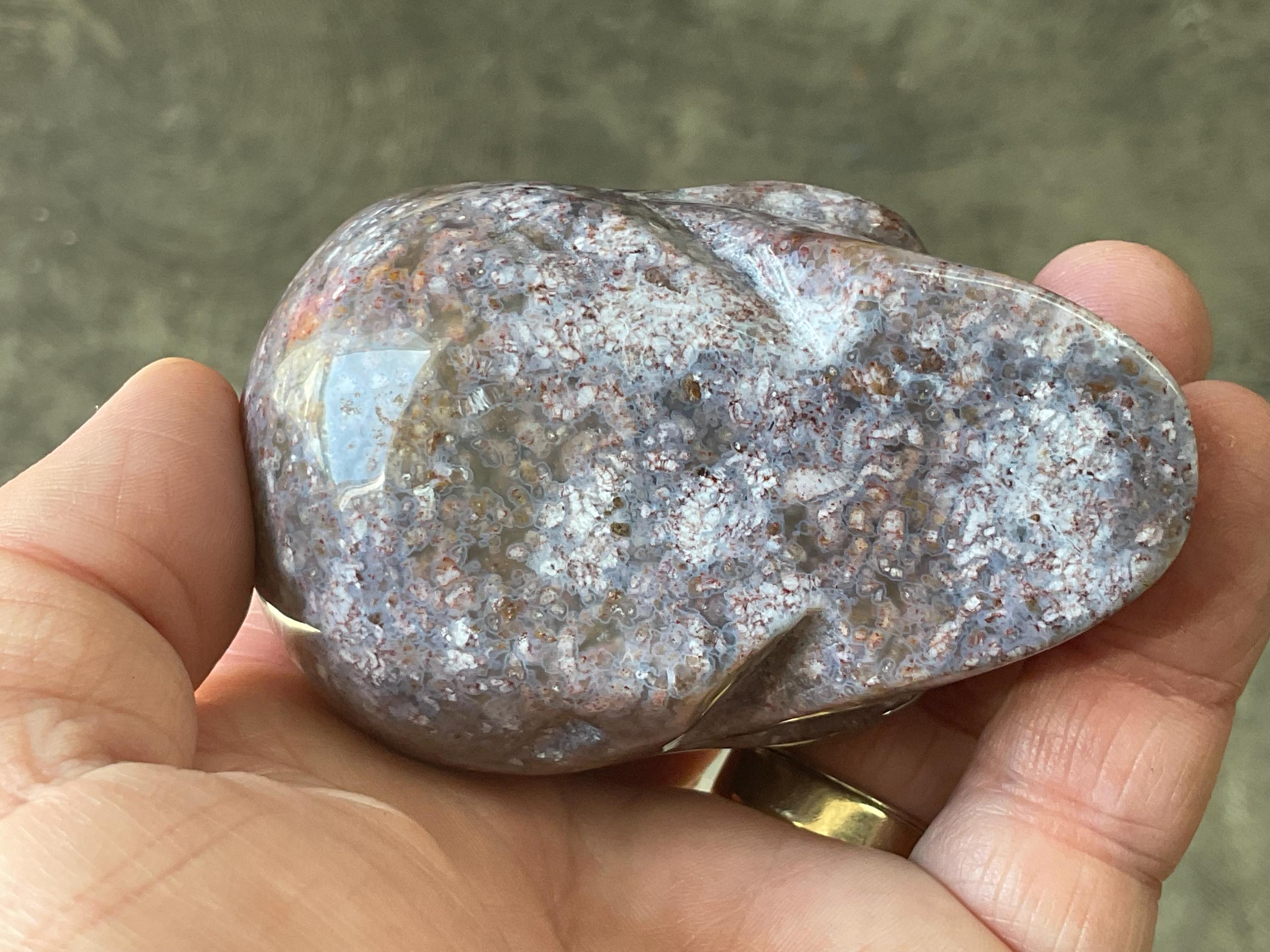 298g Ocean Jasper Skull A