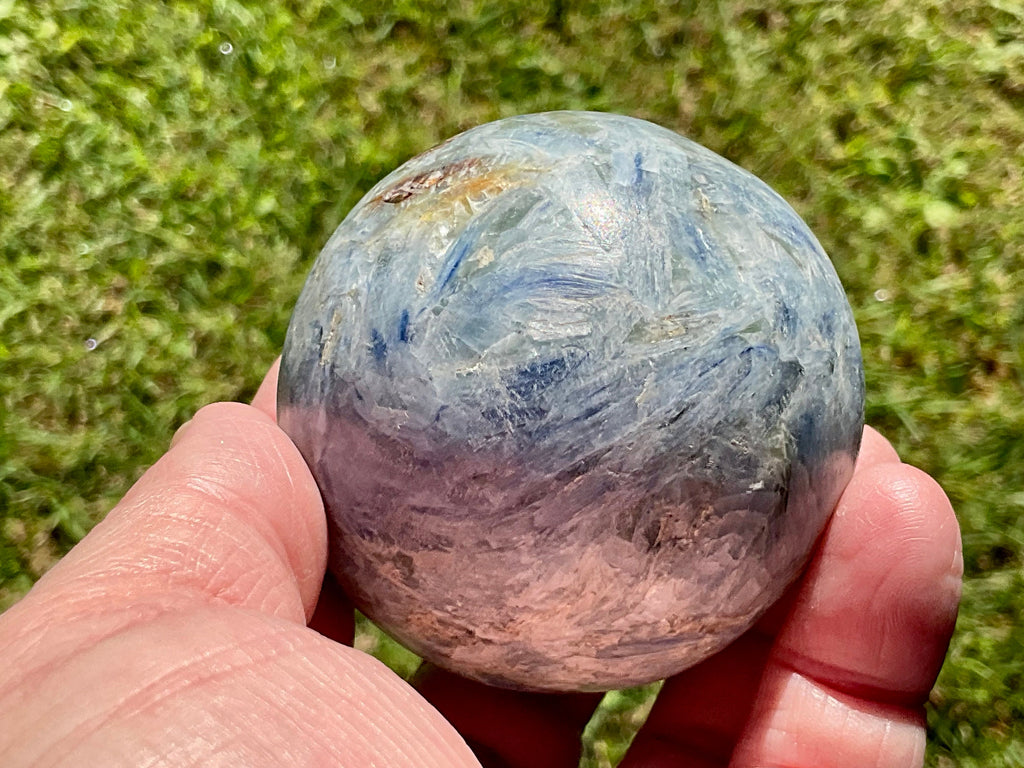 447g Blue Kyanite Sphere 2A