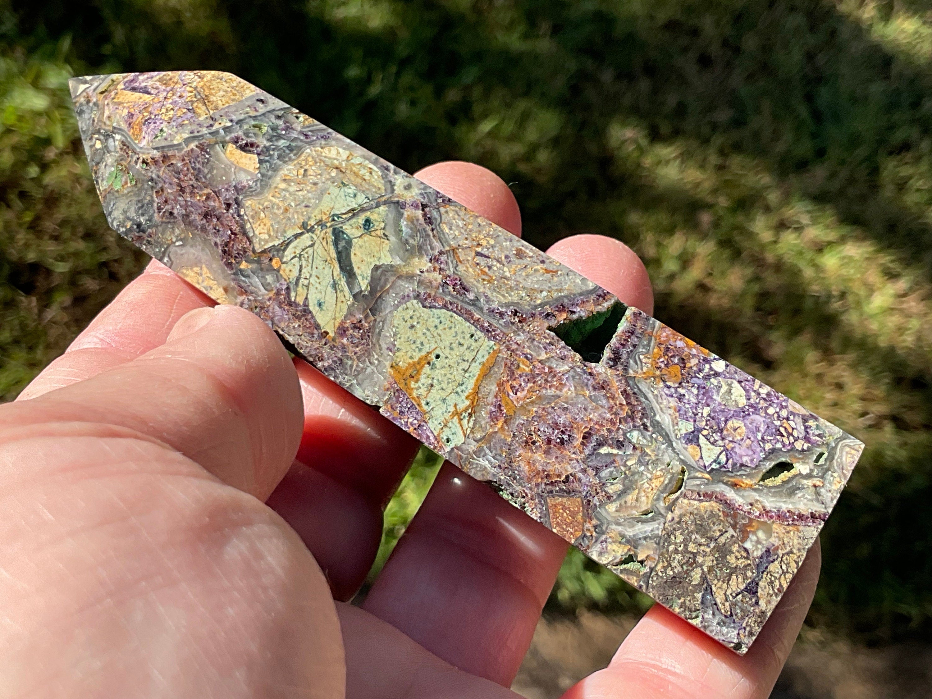 127g Brecciated Fluorite Generator 2A