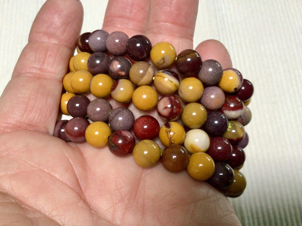 Mookaite 8mm Bead Bracelet