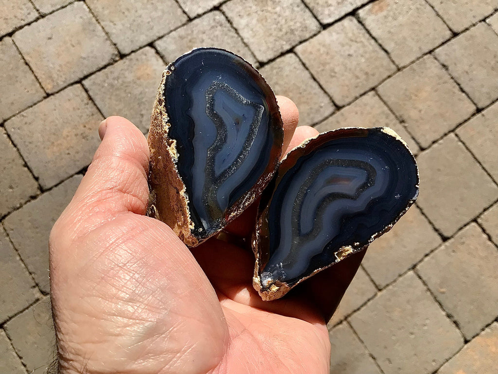 362g Polished Agate Friendship Pair 13B