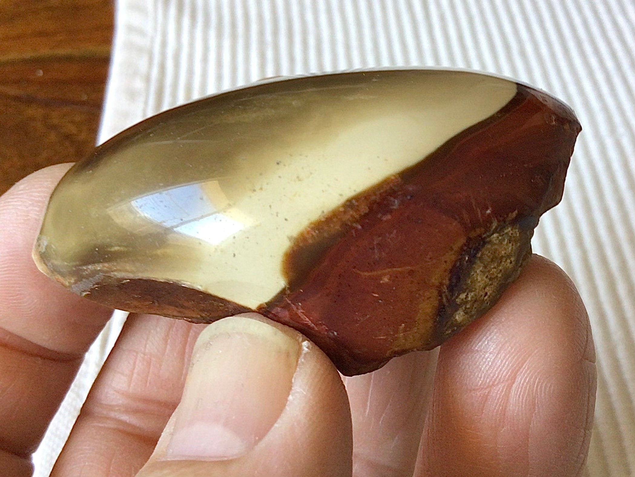 63g Polychrome Jasper One Side Polished 11A