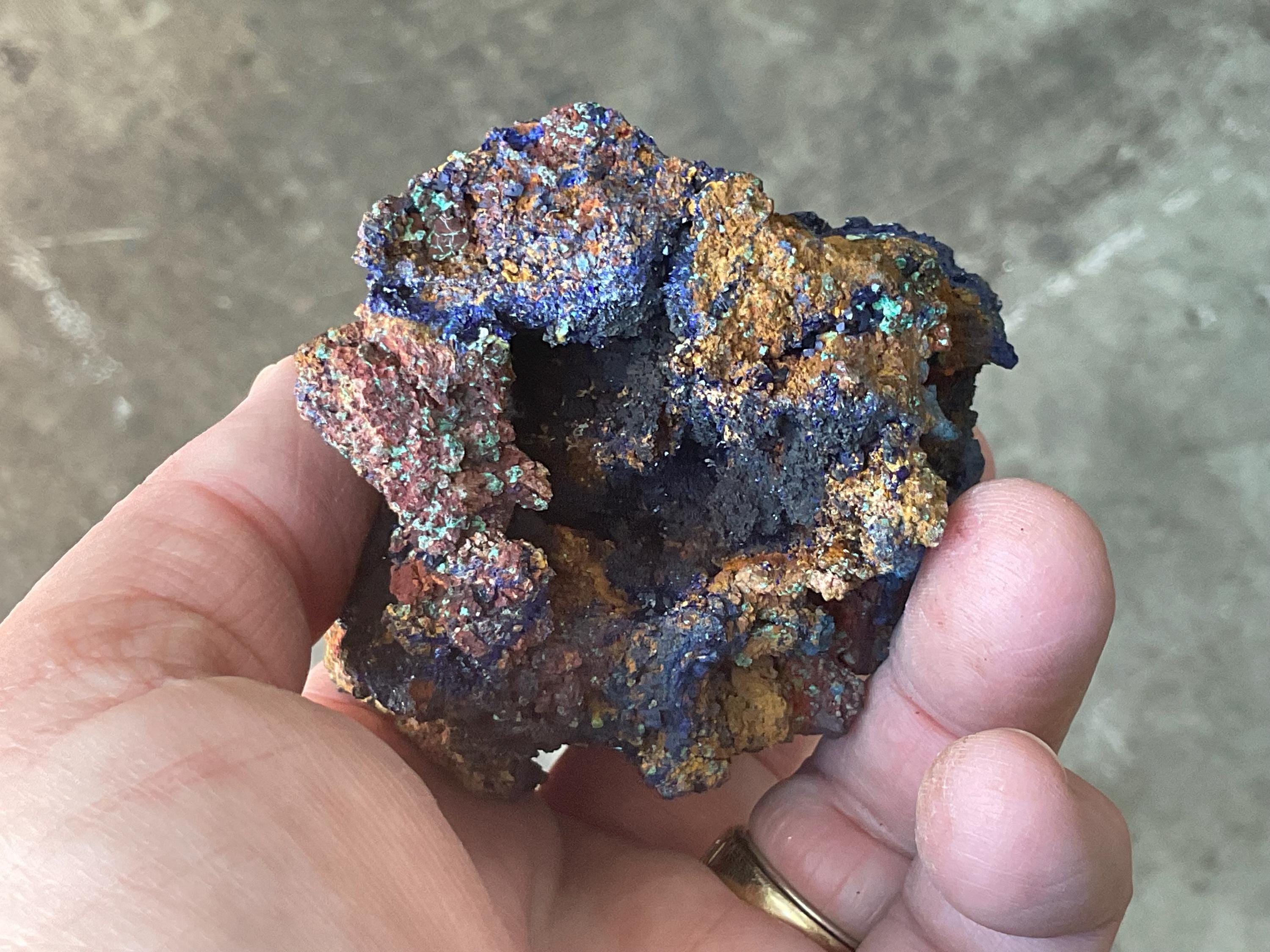 224g Azurite with Malachite Specimen 6A from Anhui, China