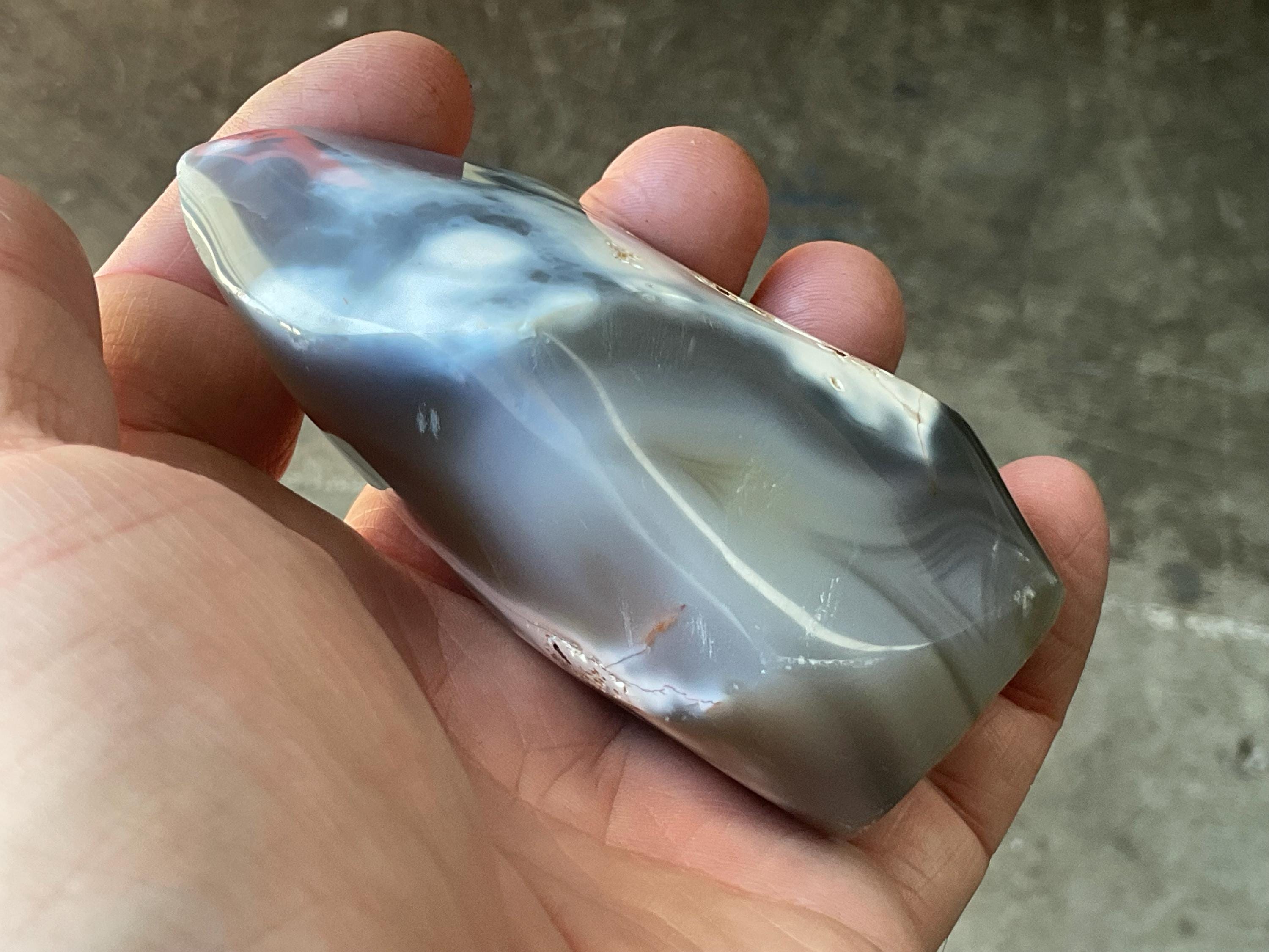 260g Orca Agate Flame A