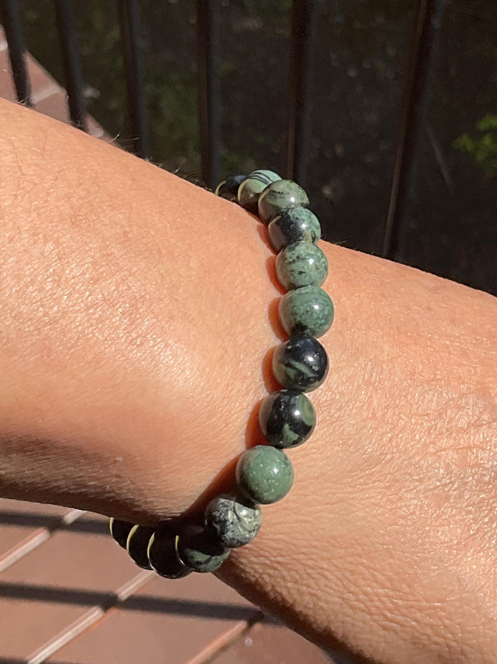 Kambaba Jasper 8mm Bead Bracelet