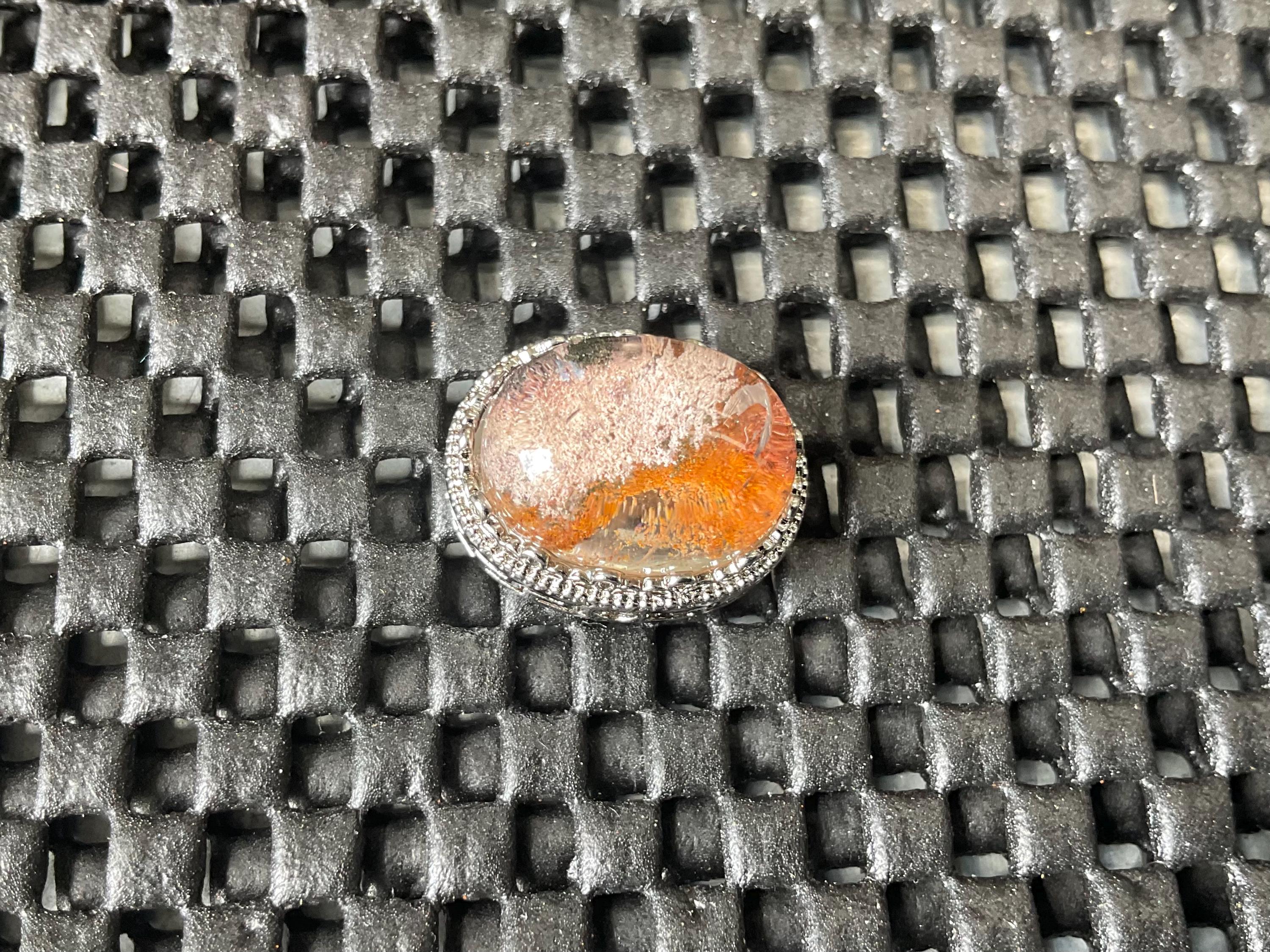 4g Lodelite Cabochon in Antique Style setting B