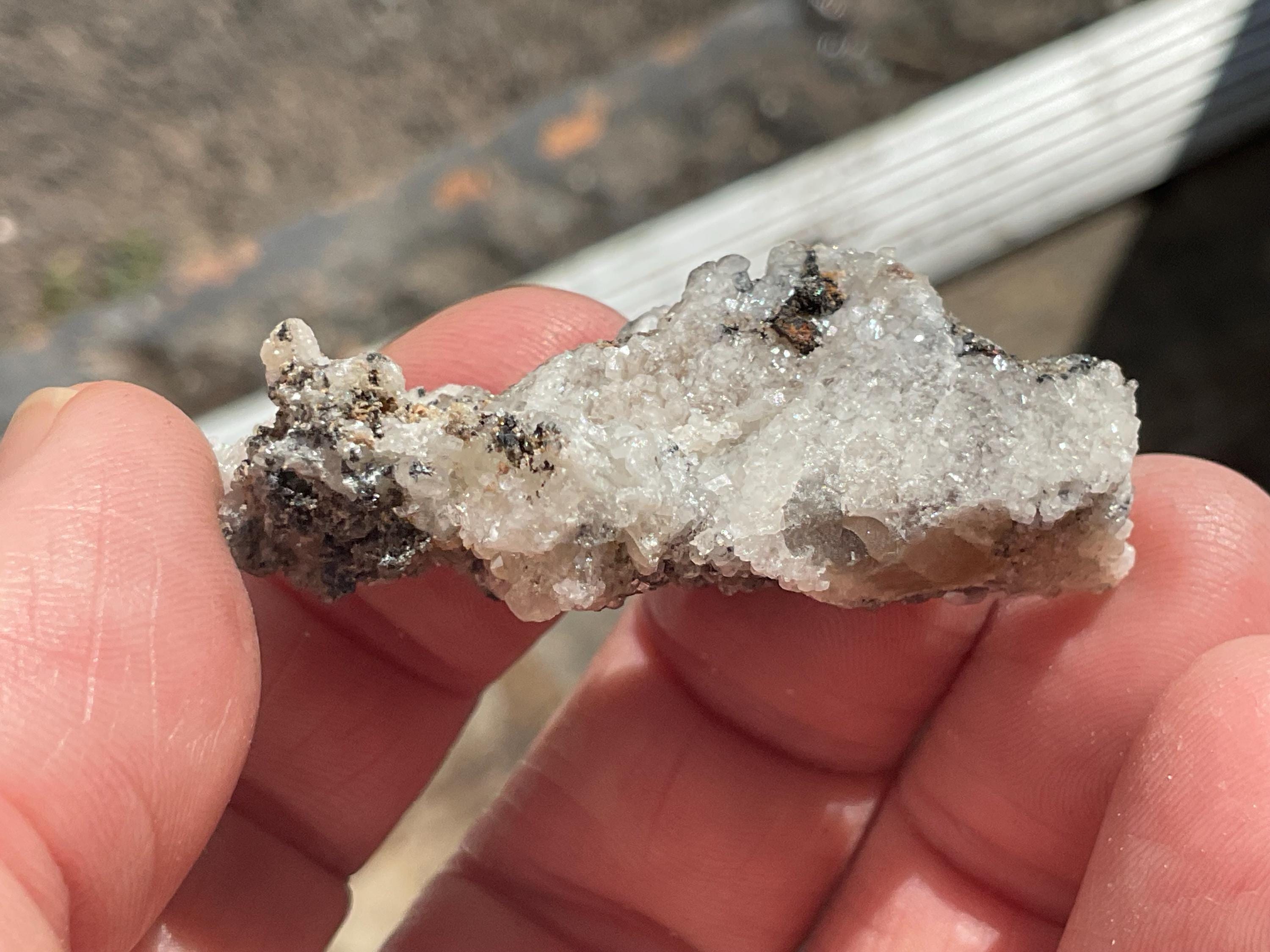 44g Anglesite Specimen 1 from Block14 Opencut Mine Broken Hill