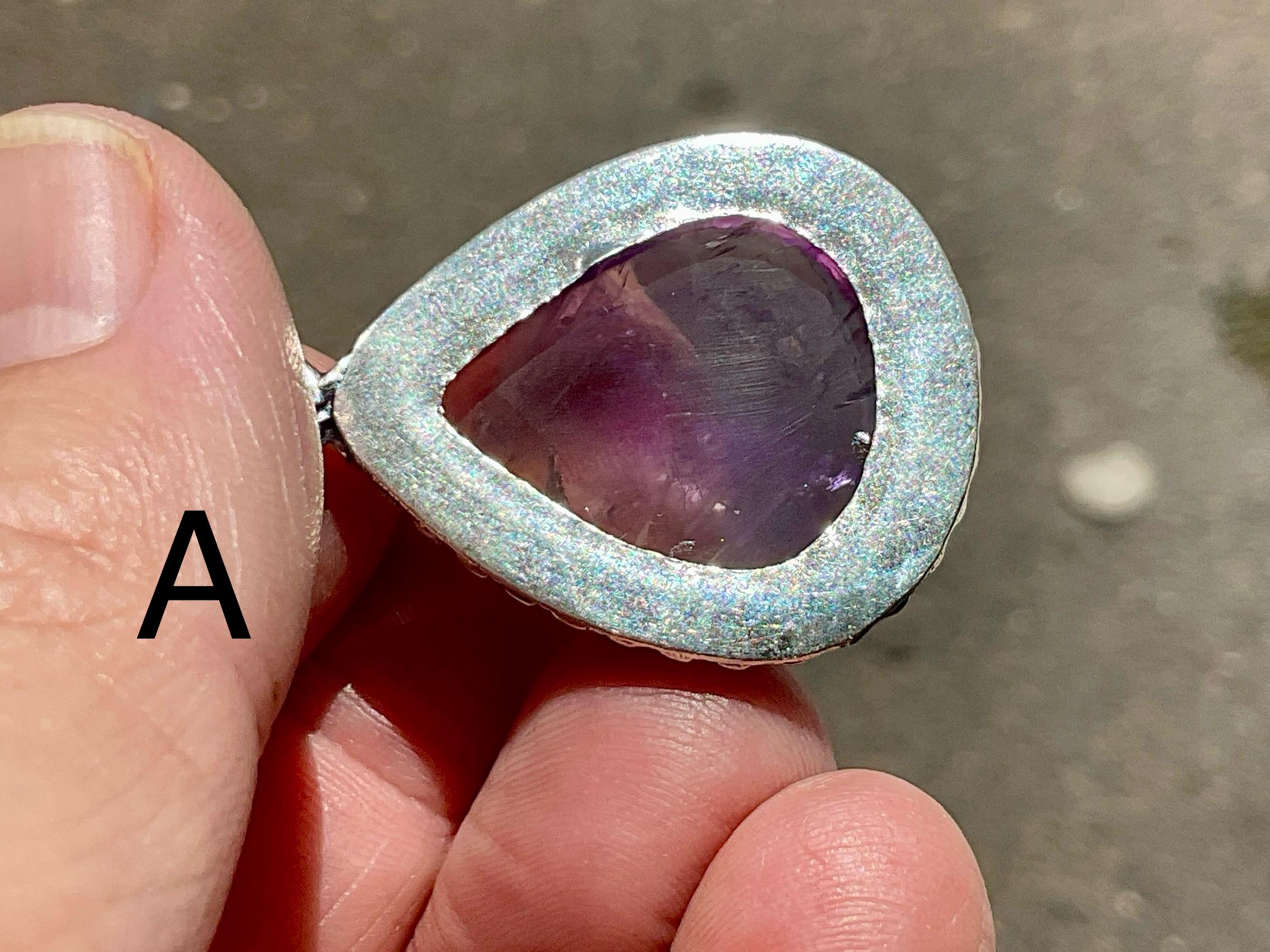 Antique Style Ametrine Pendant 2A