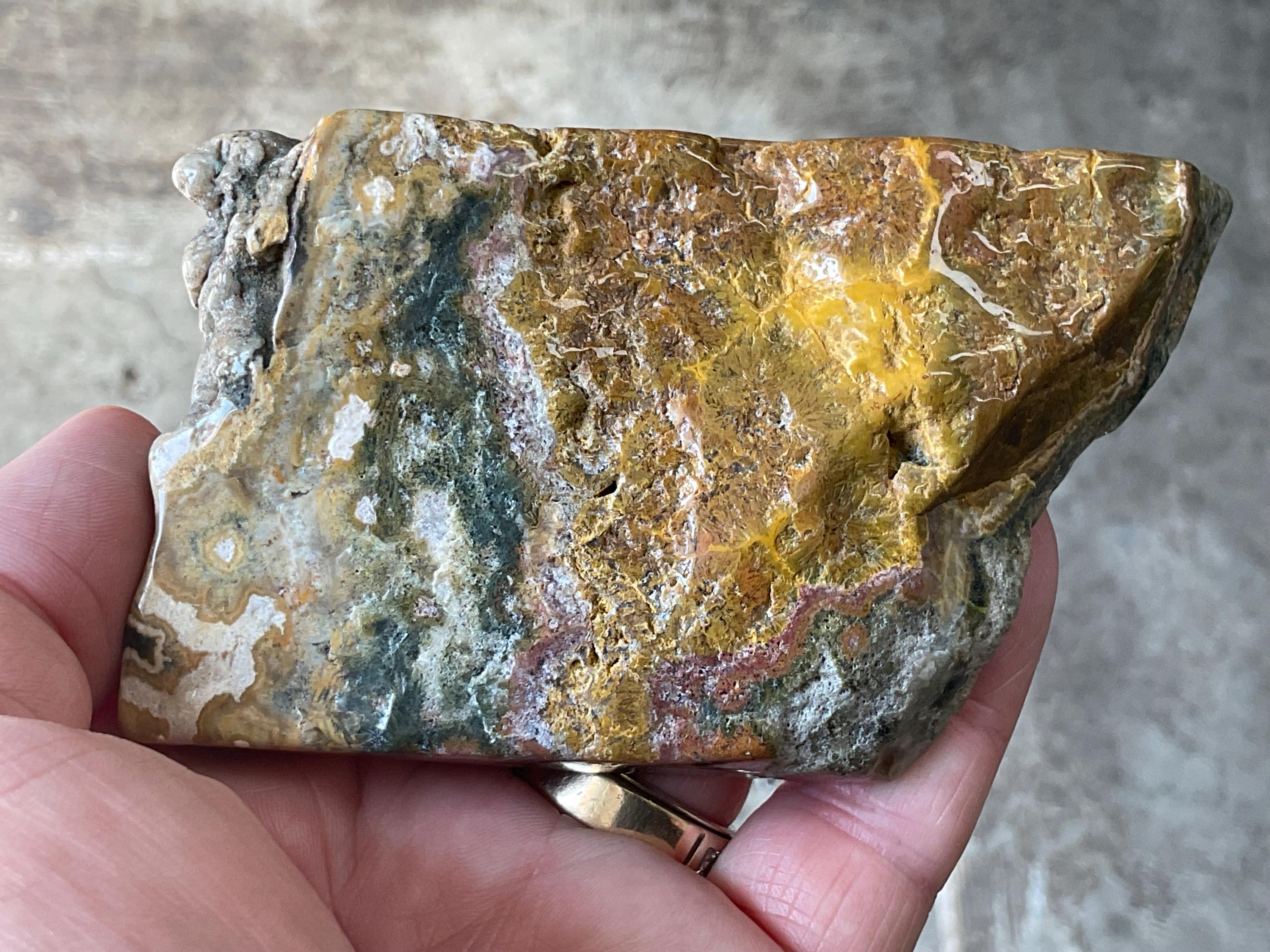 180g Ocean Jasper Polished Slab 3B