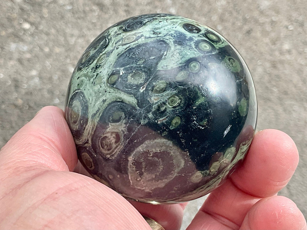 340g Kambaba Jasper Sphere 2C