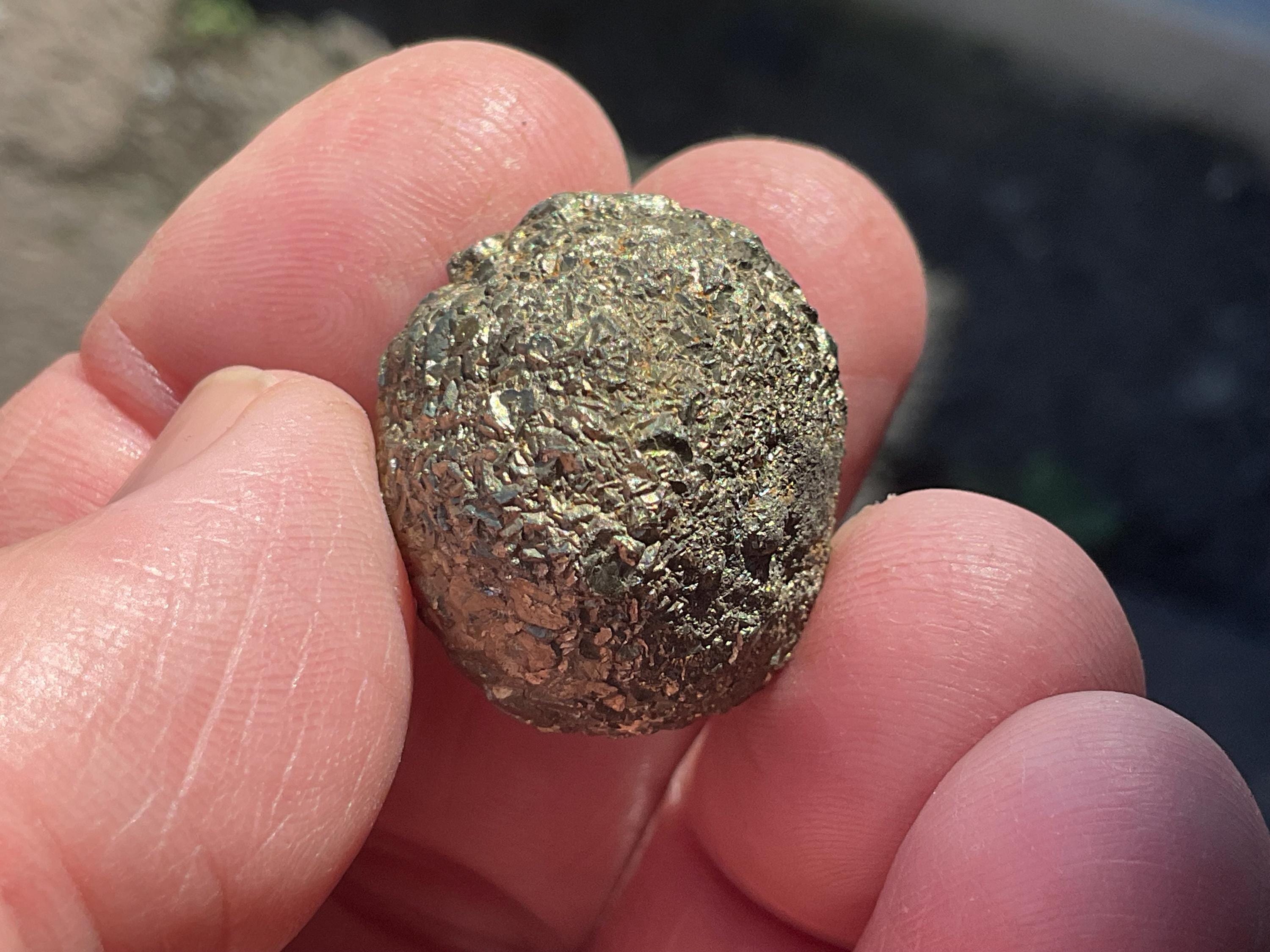 26g Natural Indonesian Pyrite after Marcasite Nodule 1C