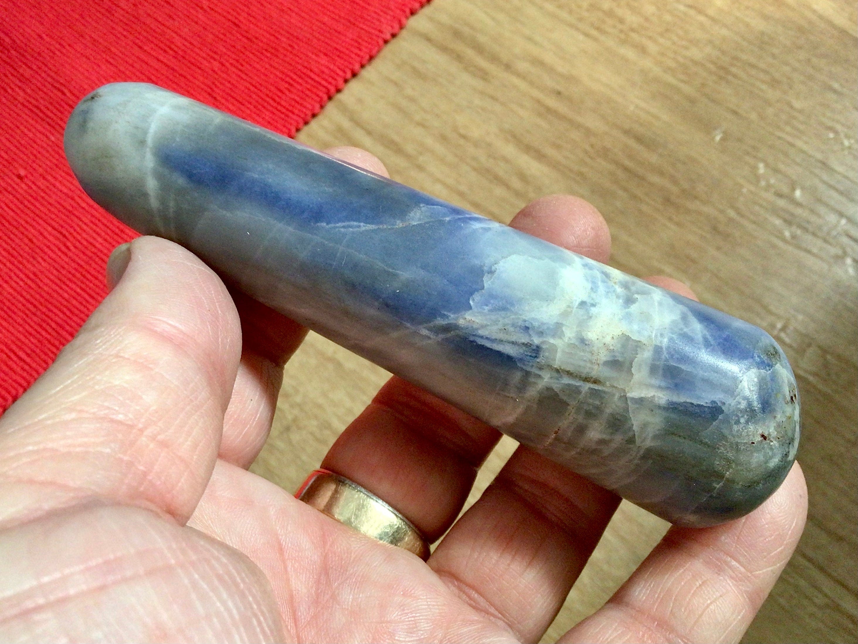 153g Afghanite Massage Wand 2B