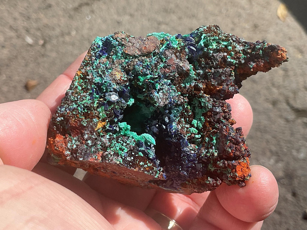 158g Azurite with Malachite Specimen 4A from Anhui, China