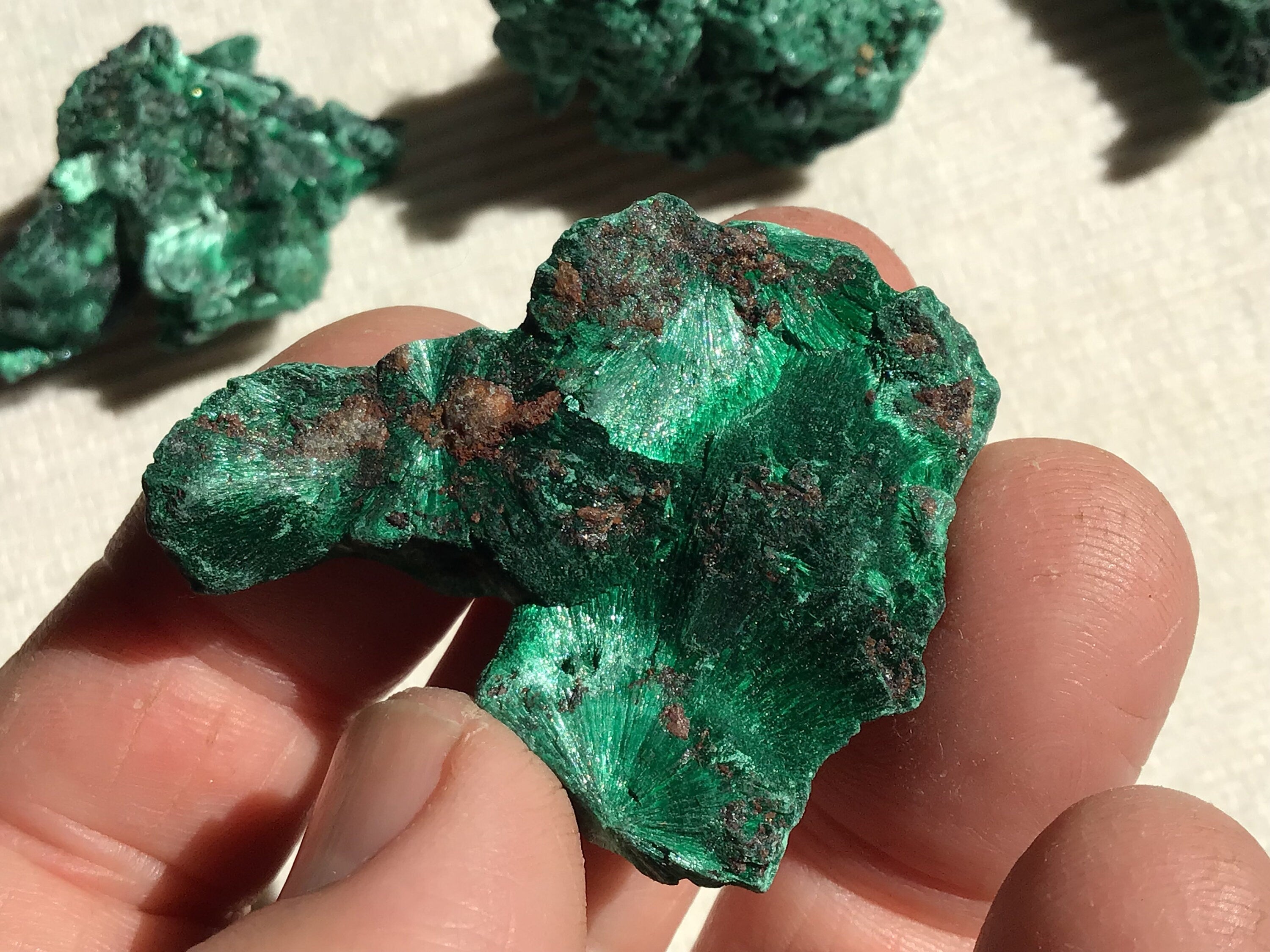 16g Silky Congolese Malachite Specimen 1B