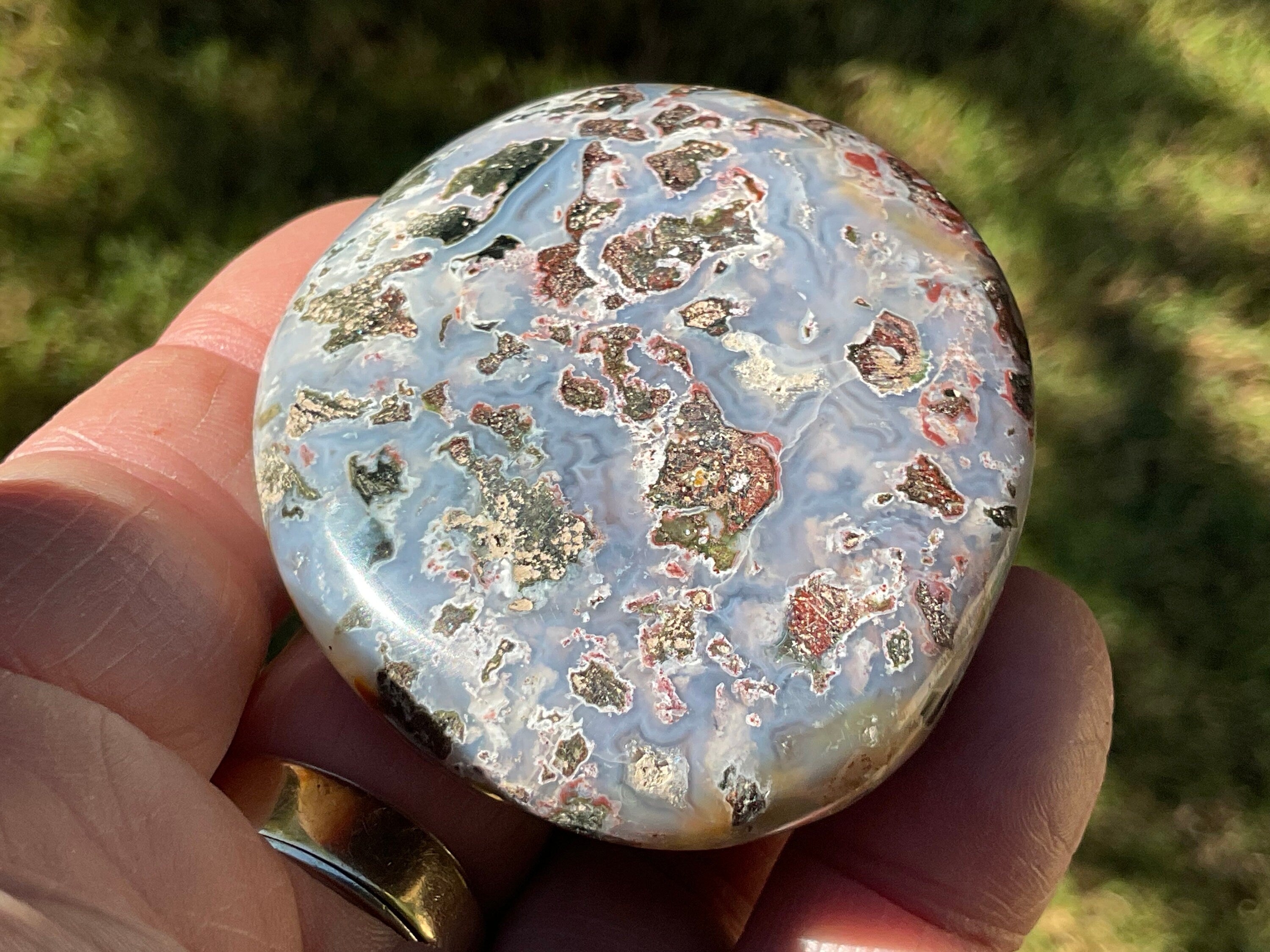 108g Ocean Jasper/Opal Palmstone 10C