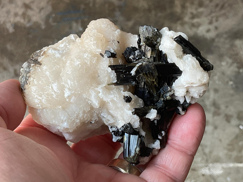 298g Green Elbaite (Tourmaline) in Albite Specimen 2C from Pakistan