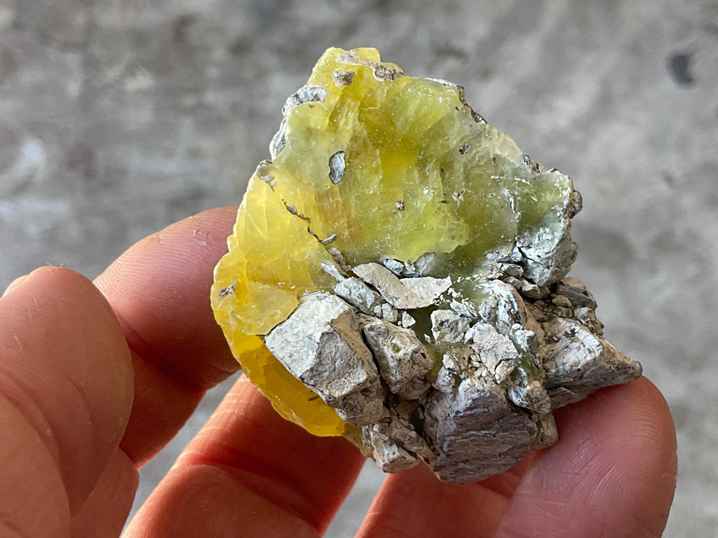 48g Pakistan Yellow Brucite Specimen 8C