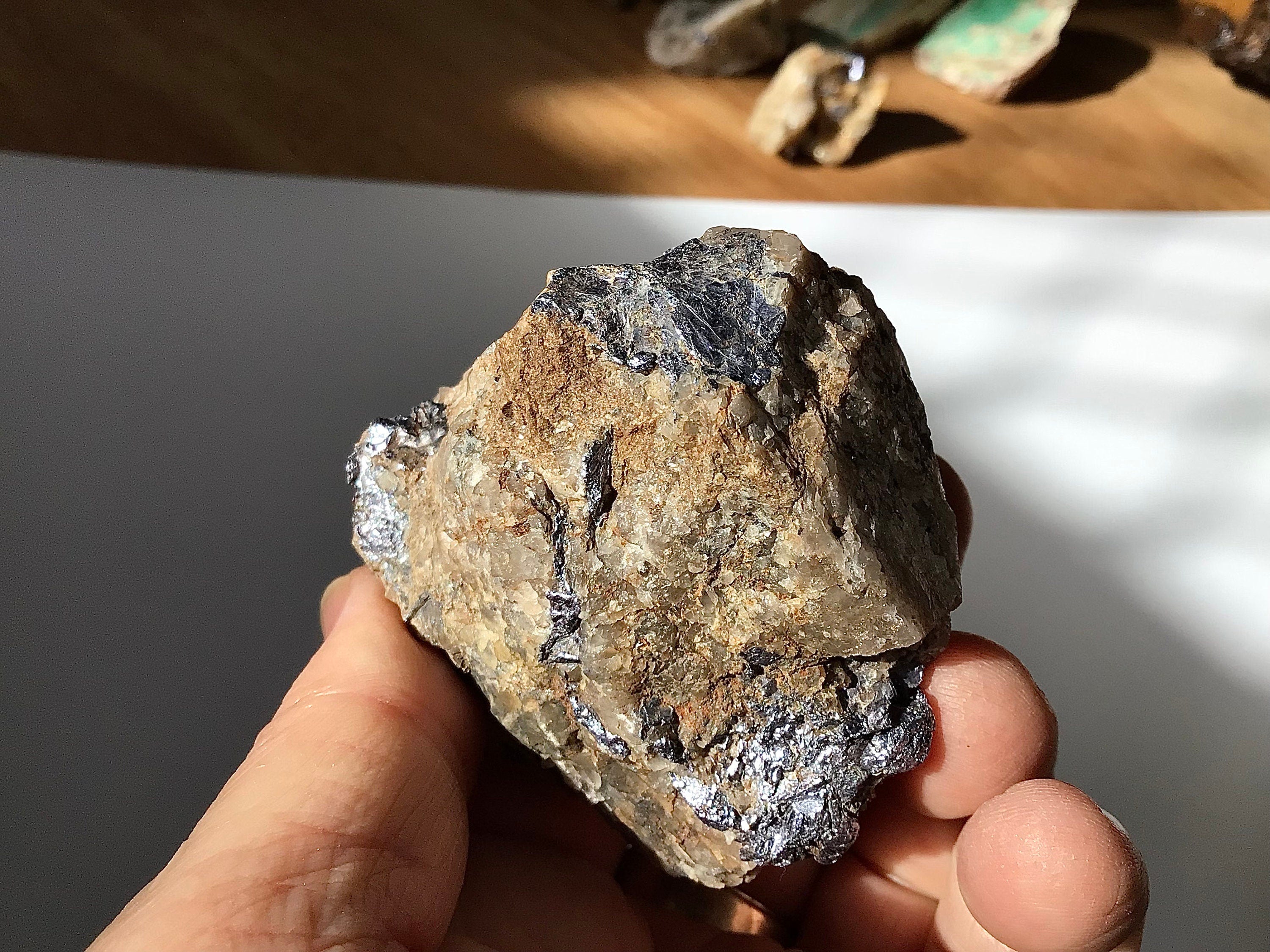 192g Australian Molybdenite Specimen 2E