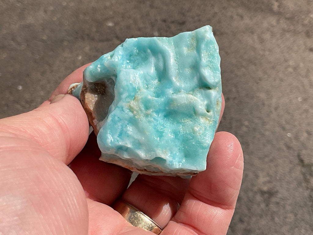 102g Botryoidal Blue Aragonite Specimen 3A