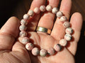 8mm Rhodochrosite Bead Bracelet (21 beads) C