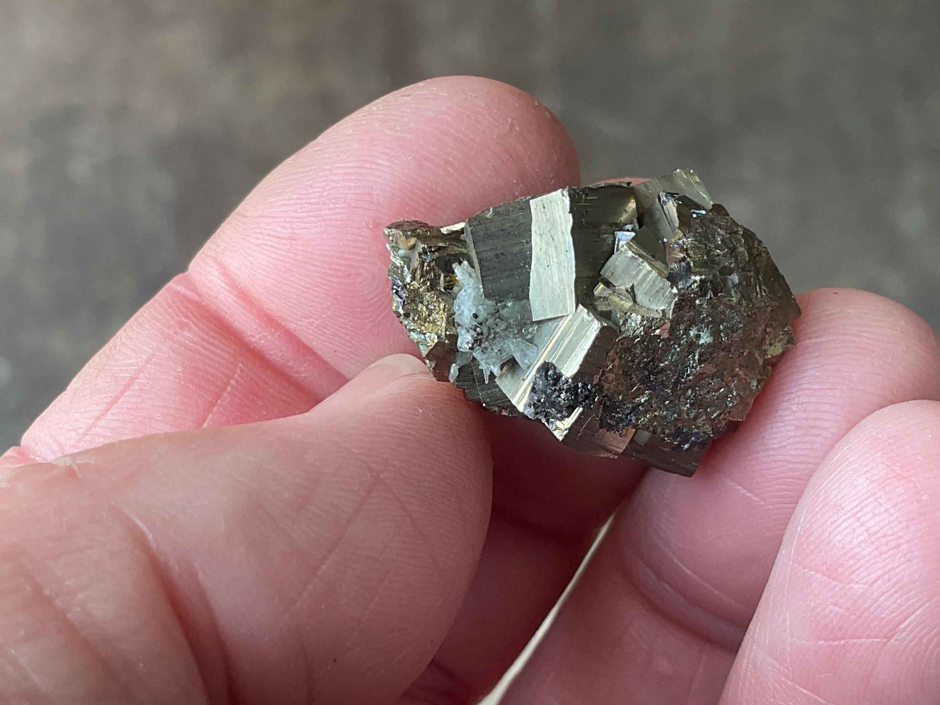 14g Natural Cubic Pyrite Specimen A from Bulgaria