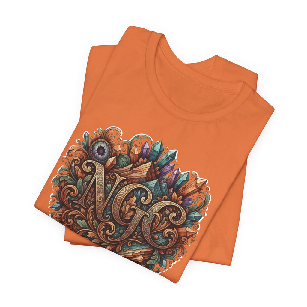NGC Crystal Mandala Tee – Vintage Nature Graphic T-Shirt