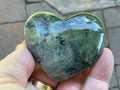 99g Moss Agate Puffy Heart 2A