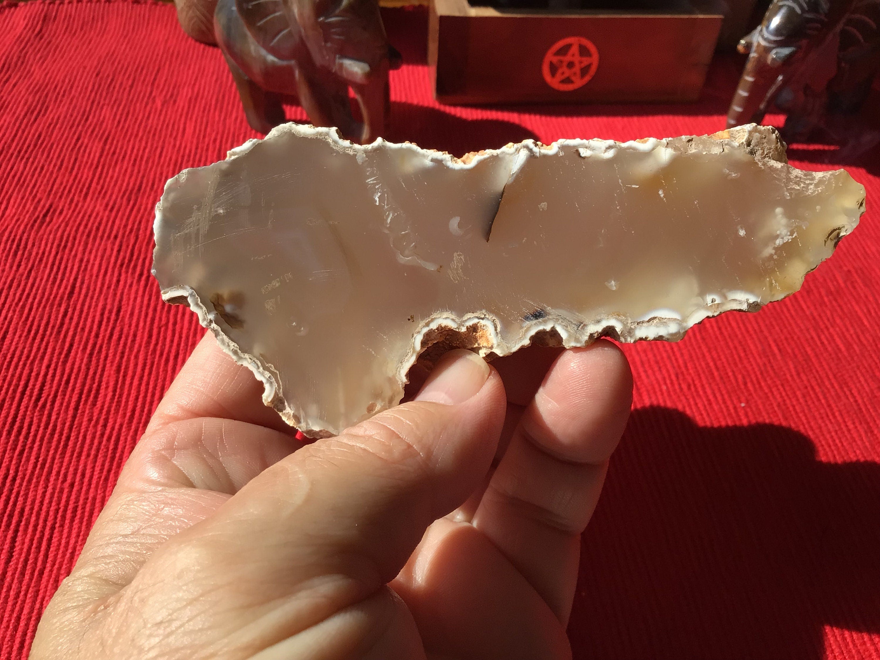 184g Thick Polished Agate Slice 6C