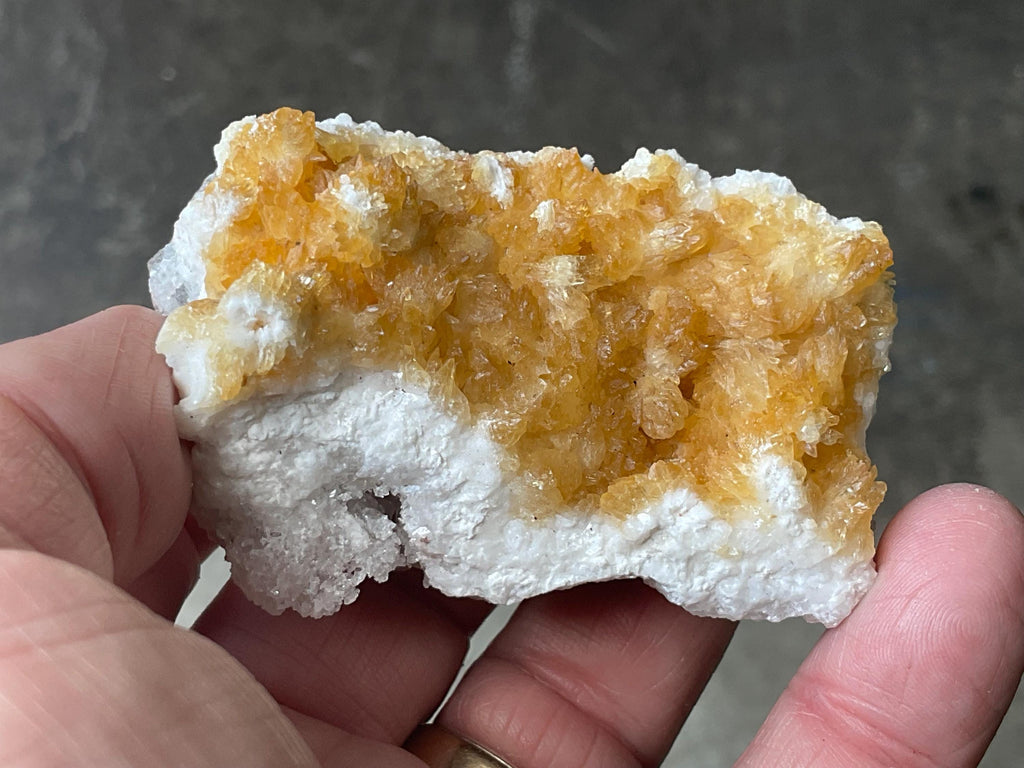 90g Amber Calcite Specimen 3A from Guizhou, China