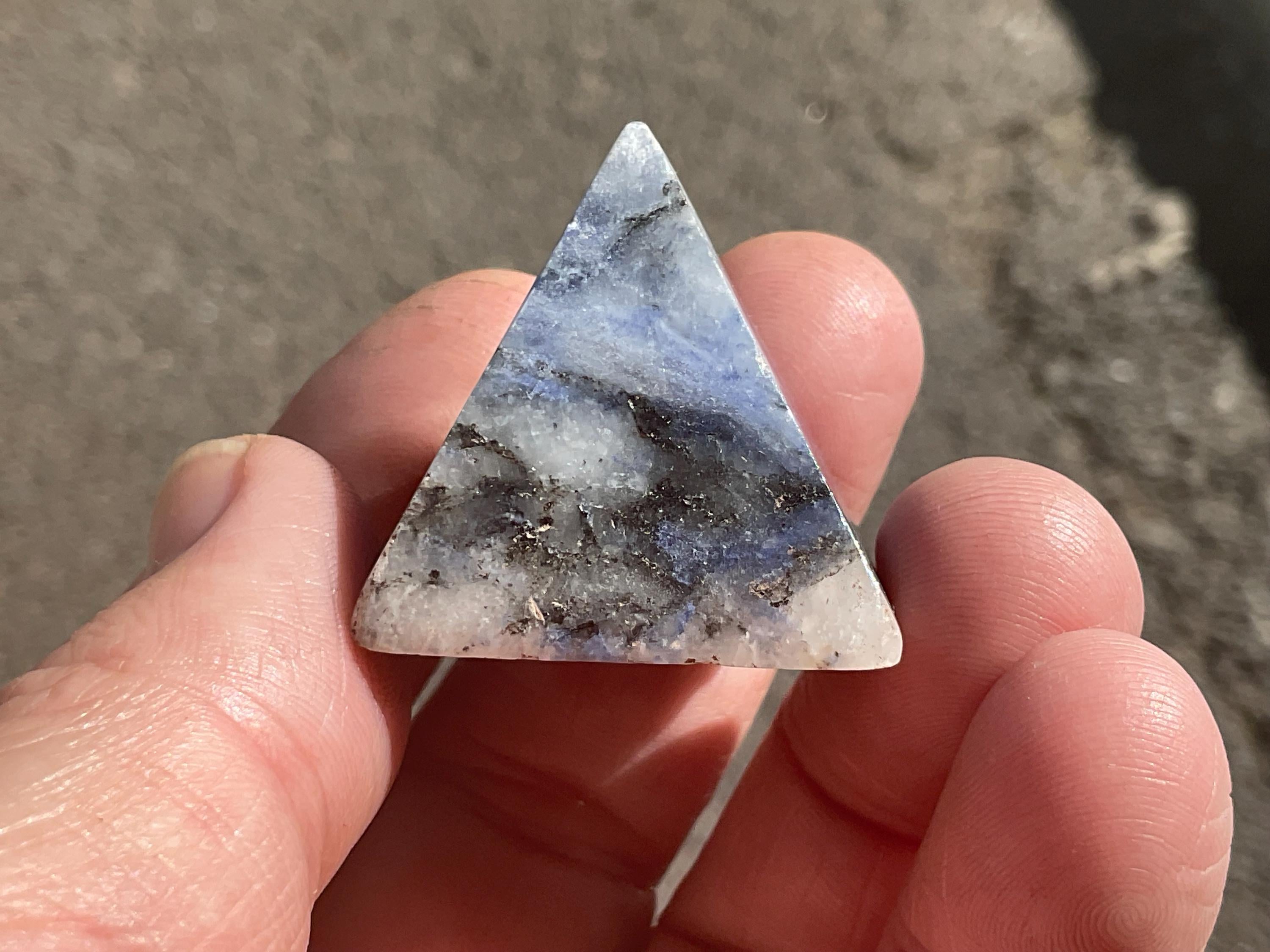 ** RESERVED FOR JULIA **26g Afghanite Pyramid 2B