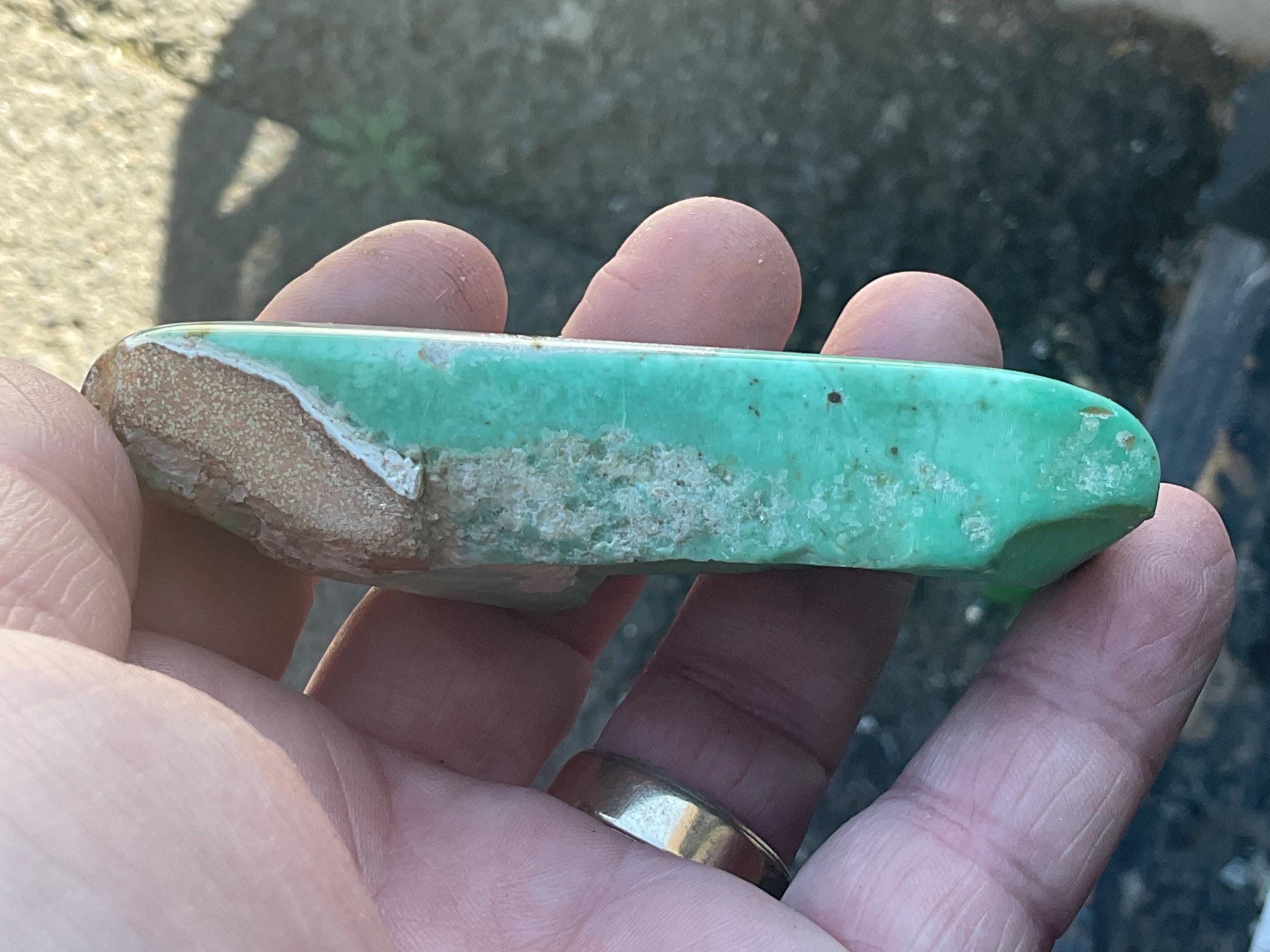 102g Polished Western Australian Variscite Piece 2B