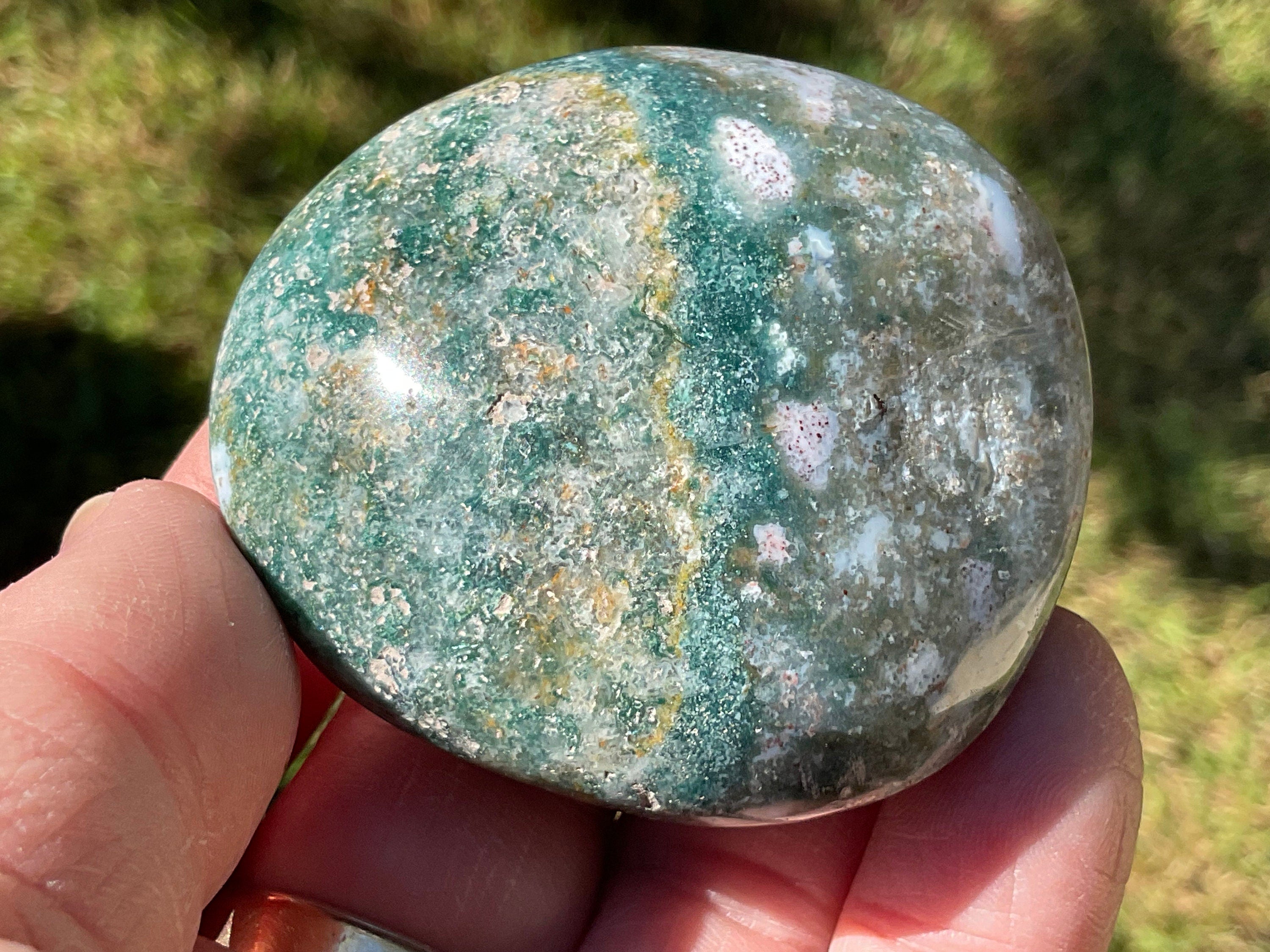 117g Ocean Jasper/Opal Palmstone 13A